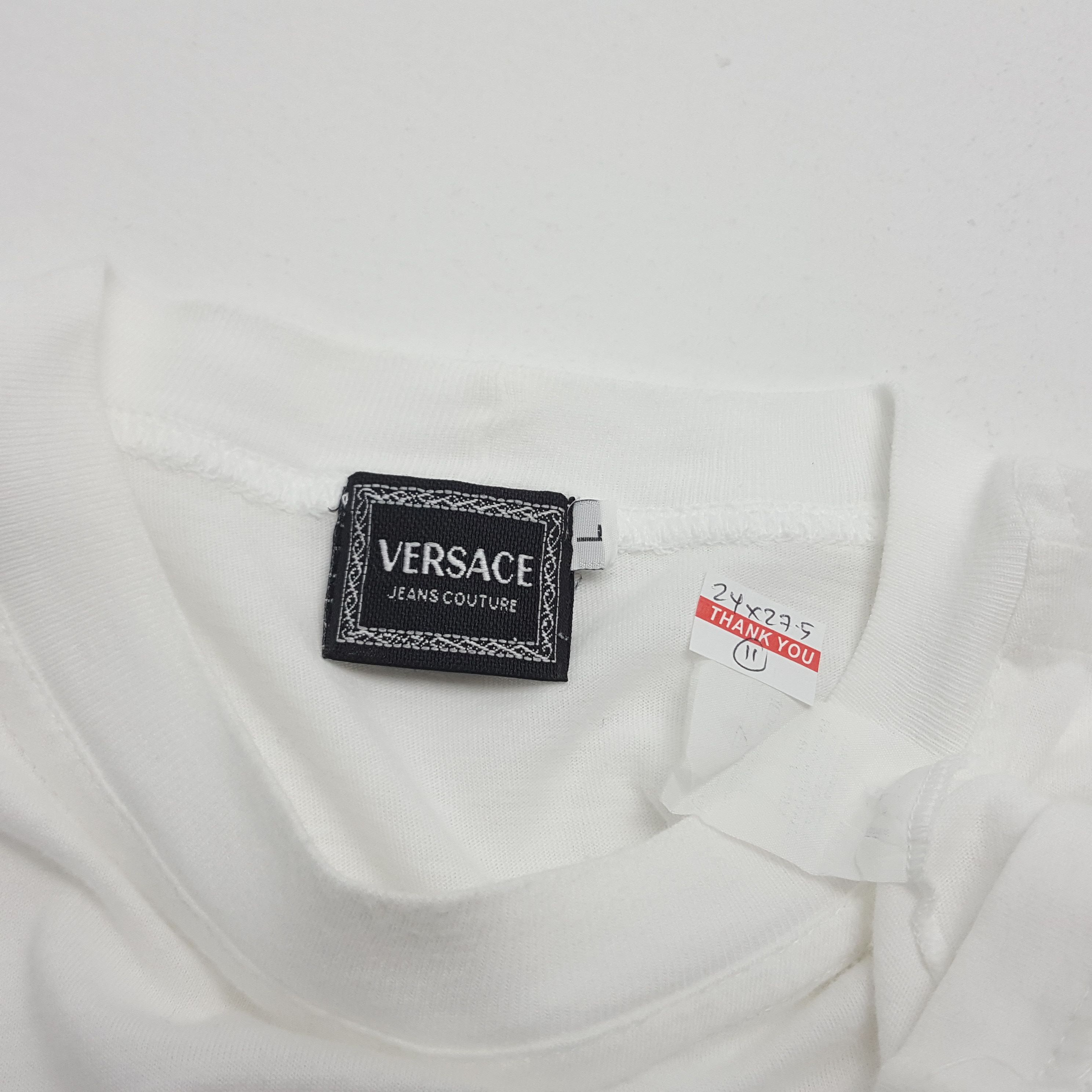 Versace Vintage VERSACE big logo design t-shirt | Grailed