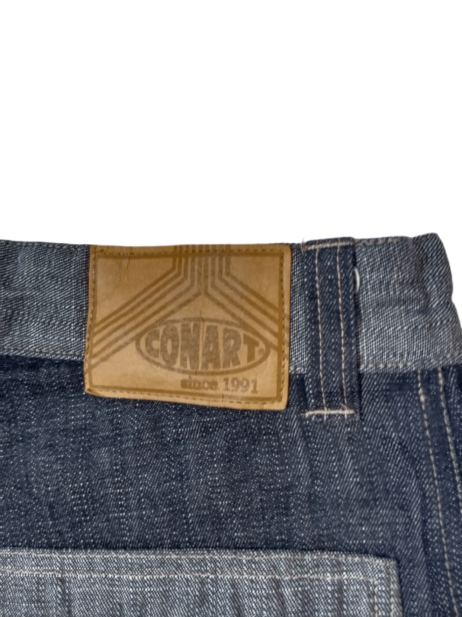 Japanese Brand Vintage ConArt Baggy Rapper Hiphop Denim Tactical CargoPant Size US 32 / EU 48 - 3 Thumbnail