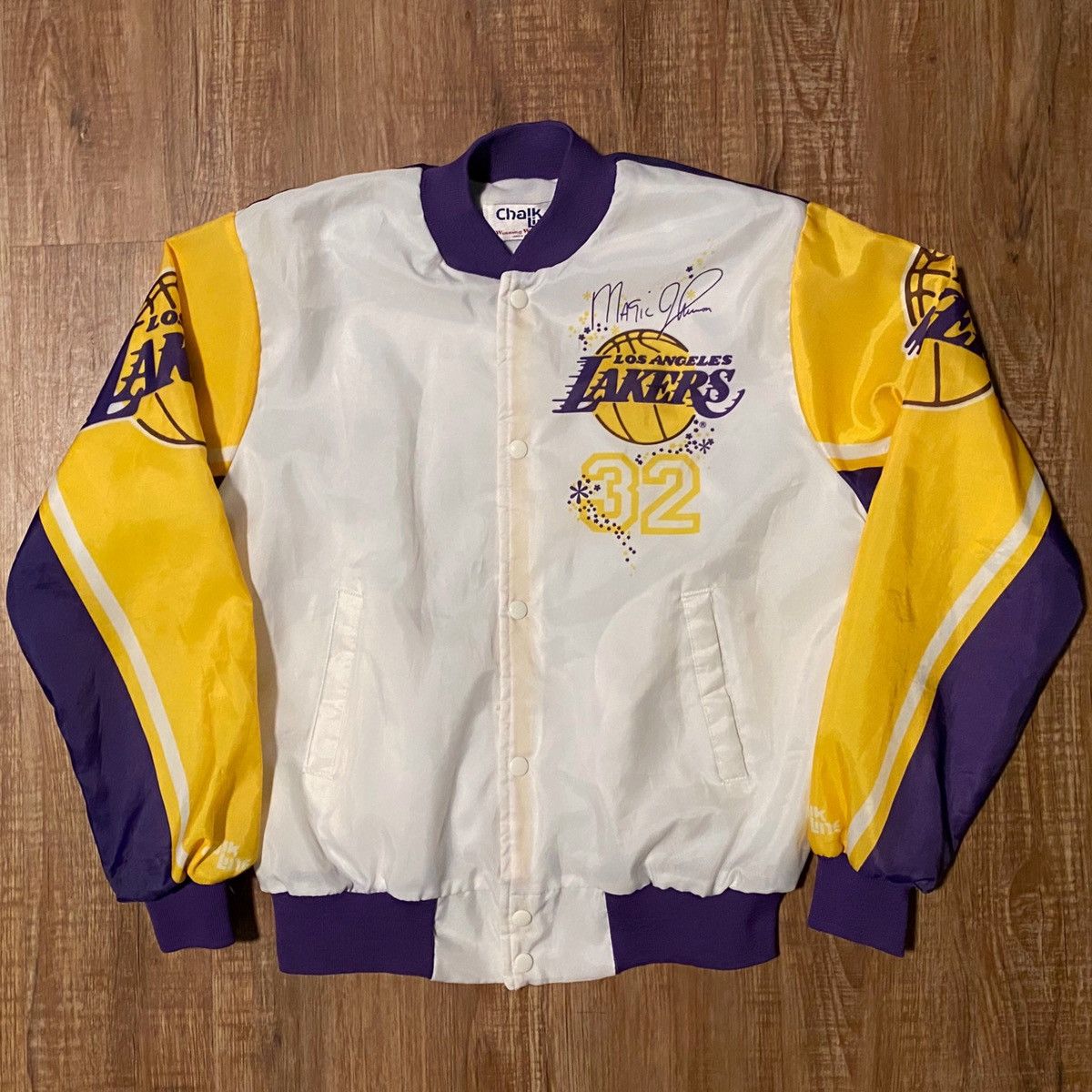 Lakers chalk line jacket cheap