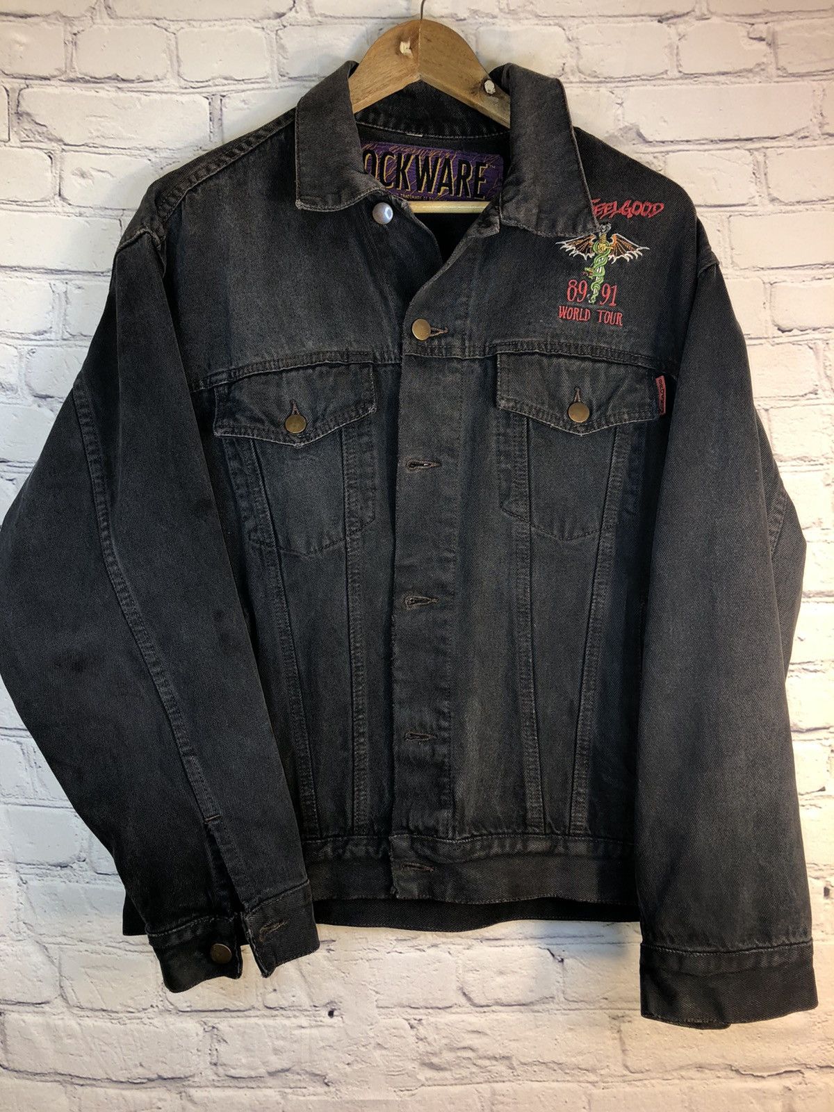 Vintage Rare Vintage Band 1989-1991 Motley Crue Denim Jacket | Grailed