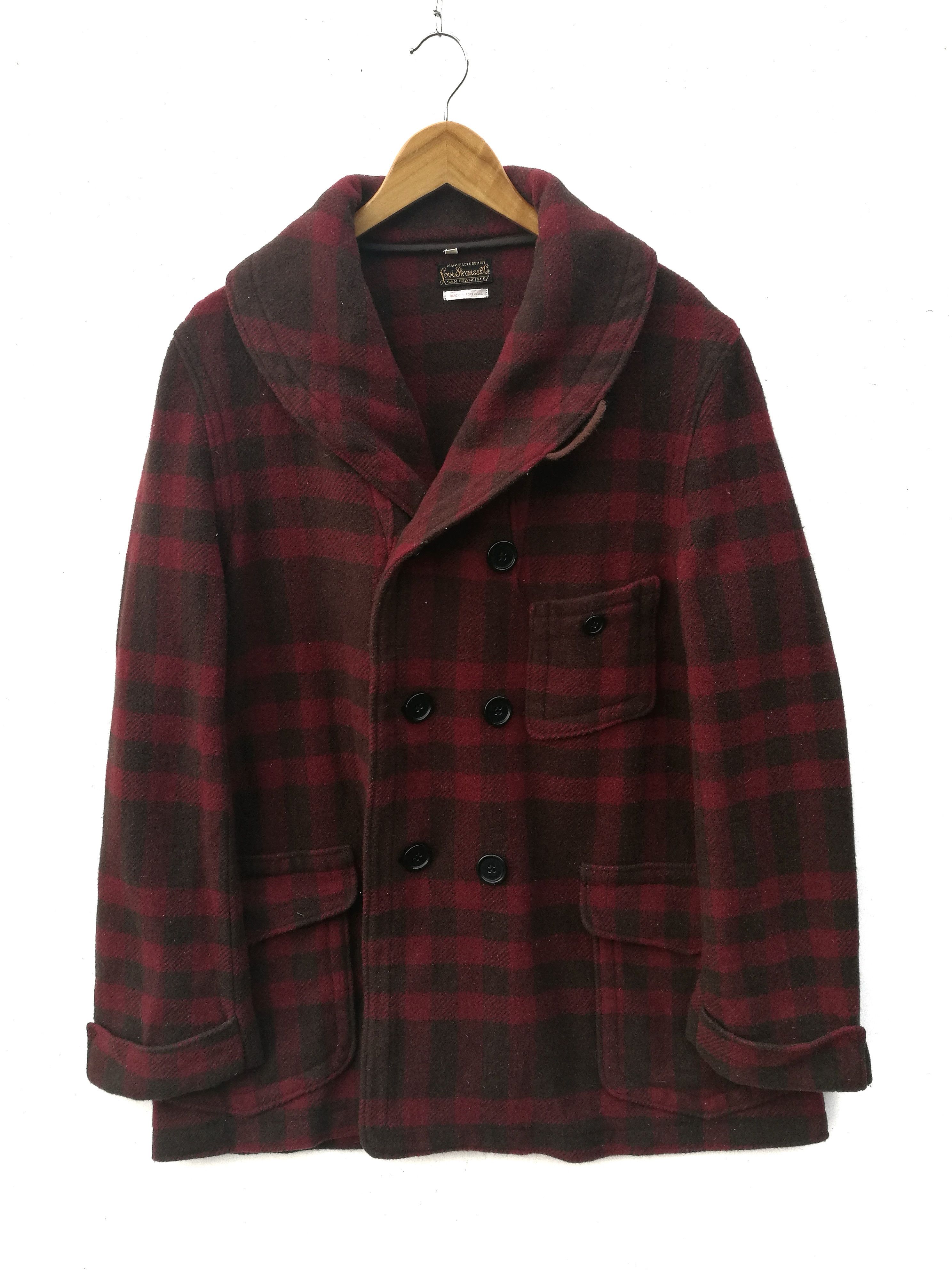 Levi's LEVIS MACKINAW SHAWL COLLAR WOOL COAT MADE IN PORTUGAL | Grailed