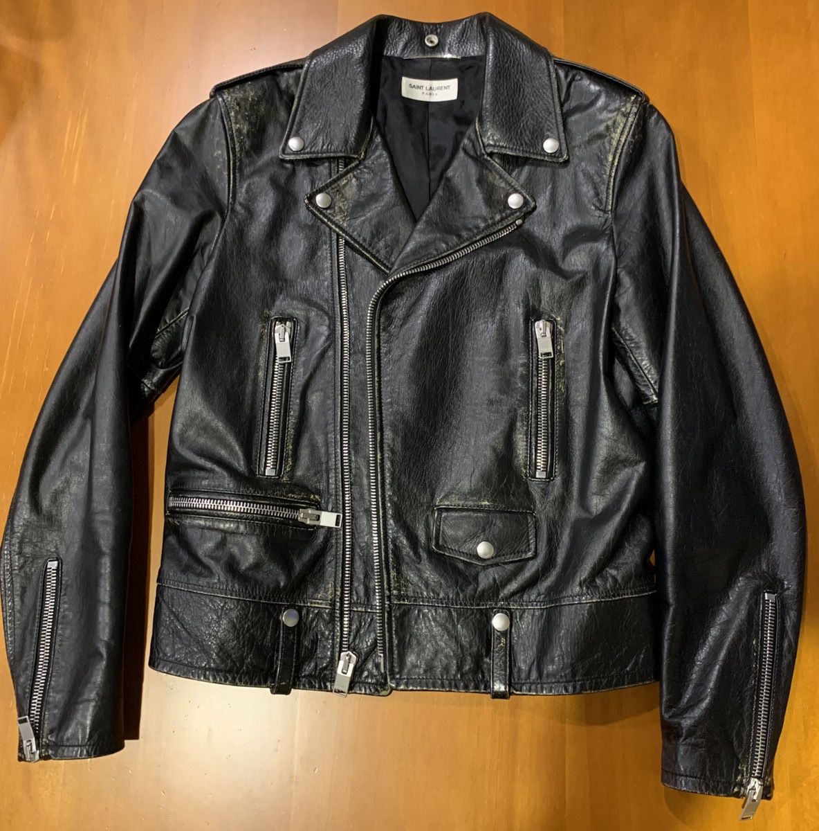 Saint Laurent Paris L01 Biker Jacket | Grailed
