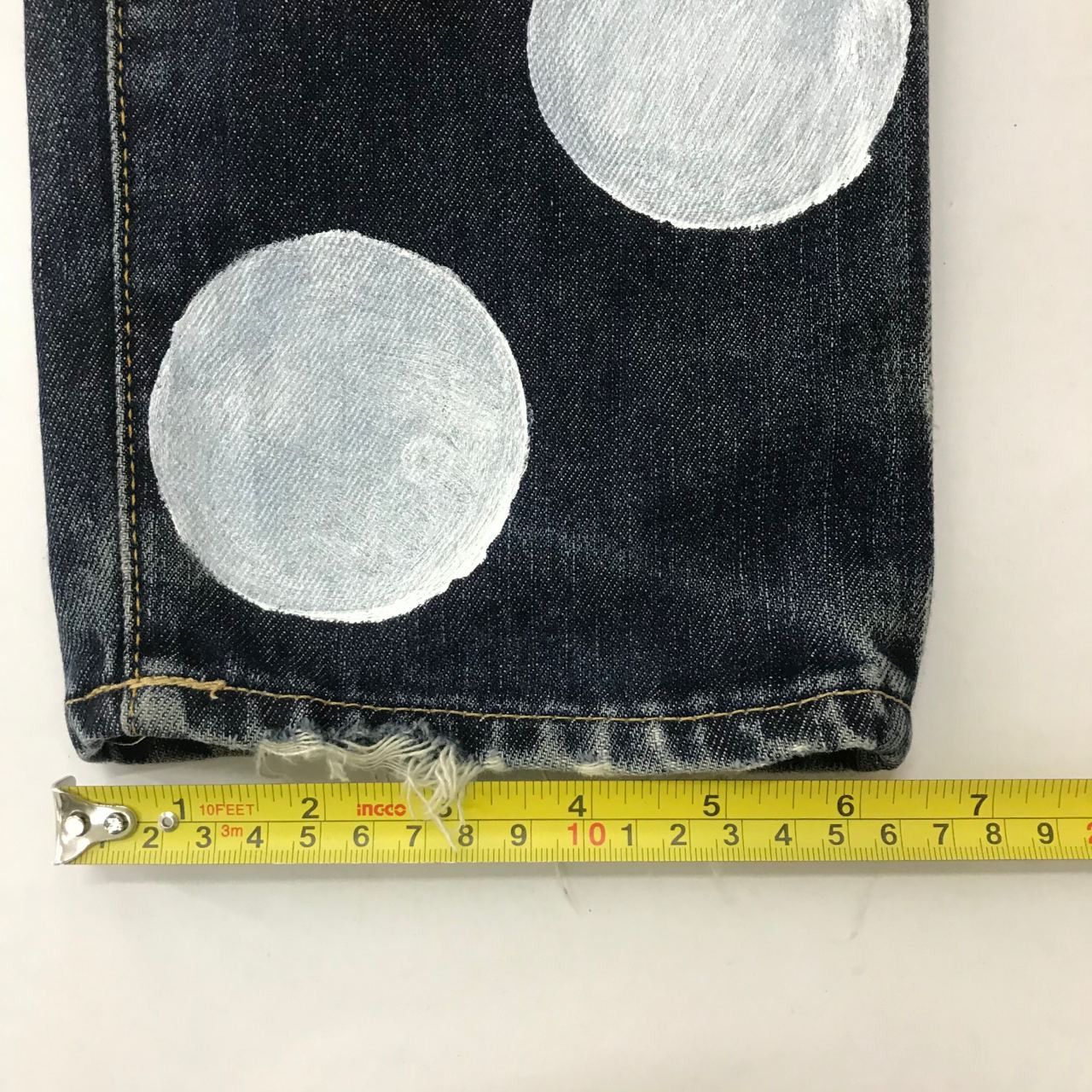 Polo Ralph Lauren 🔥 Vintage Ralph Lauren Art Paint Design Denim Jeans Size US 34 / EU 50 - 11 Thumbnail