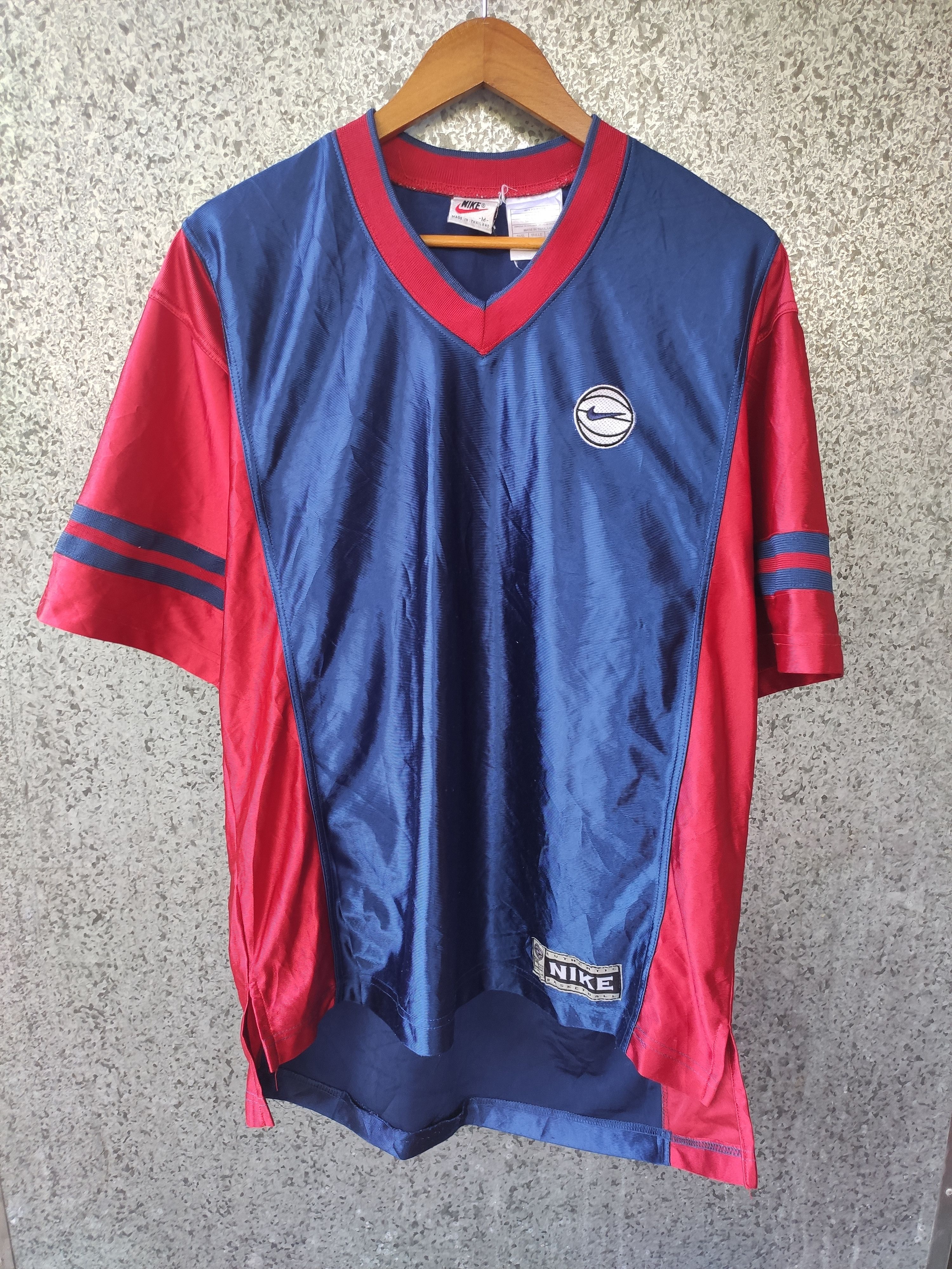 Nike 🔥 Vintage 90s Vintage Nike Jersey Basketball NBA Size US L / EU 52-54 / 3 - 1 Thumbnail