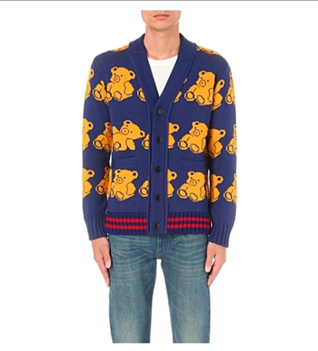 Gucci teddy bear cardigan online