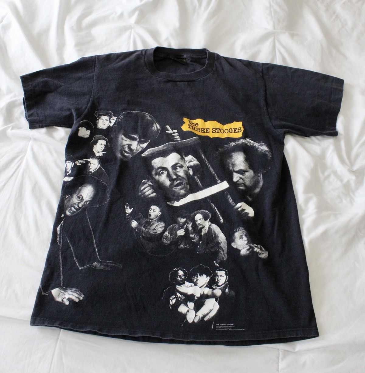 Vintage 1991 Three Stooges All-over Print Tee Size US L / EU 52-54 / 3 - 1 Thumbnail