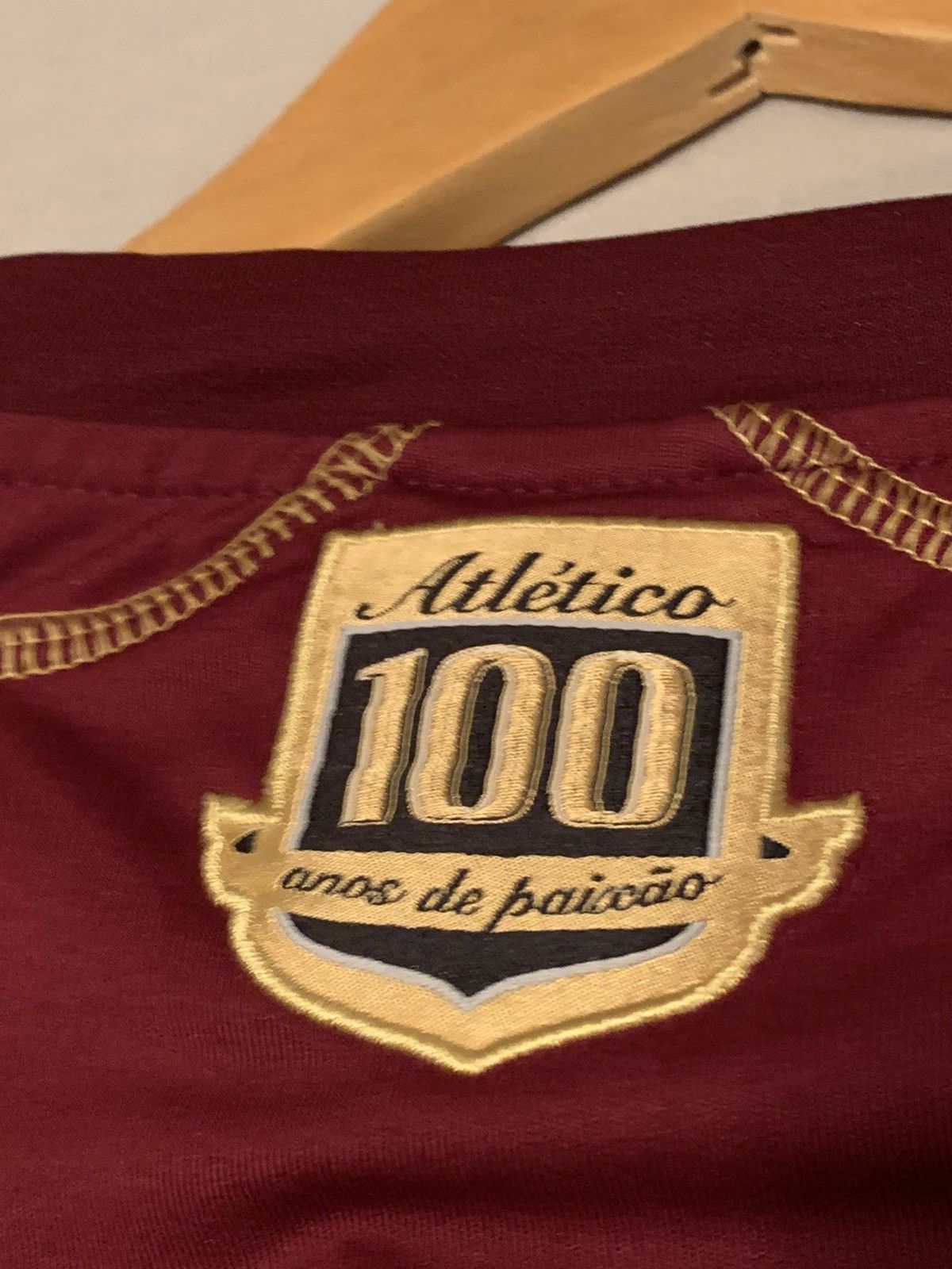 Lotto Sport Vintage Clube Atlético Mineiro Soccer Jersey 100 yr edition Size US L / EU 52-54 / 3 - 11 Thumbnail