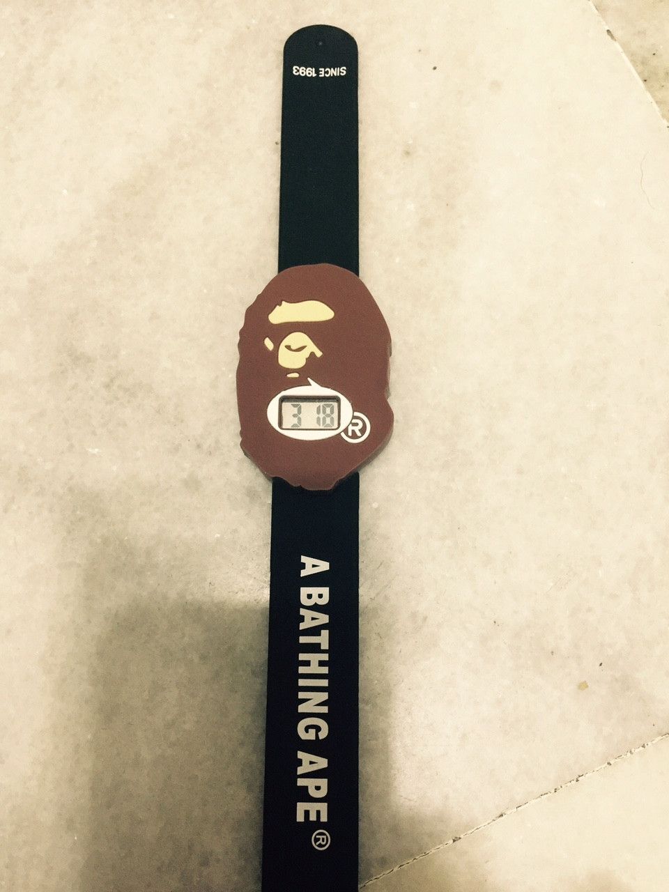 Bape silicone watch hotsell