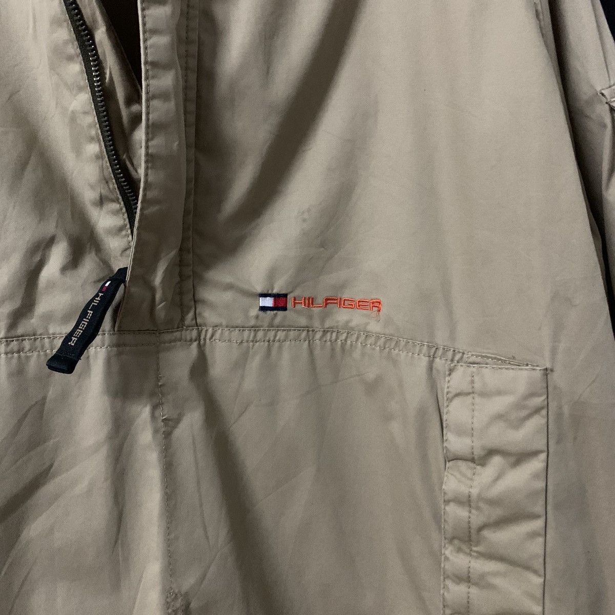 Tommy Hilfiger × Vintage Vintage TH Tommy Hilfinger Quarter Zip Windbreaker Jacket Size US L / EU 52-54 / 3 - 3 Thumbnail