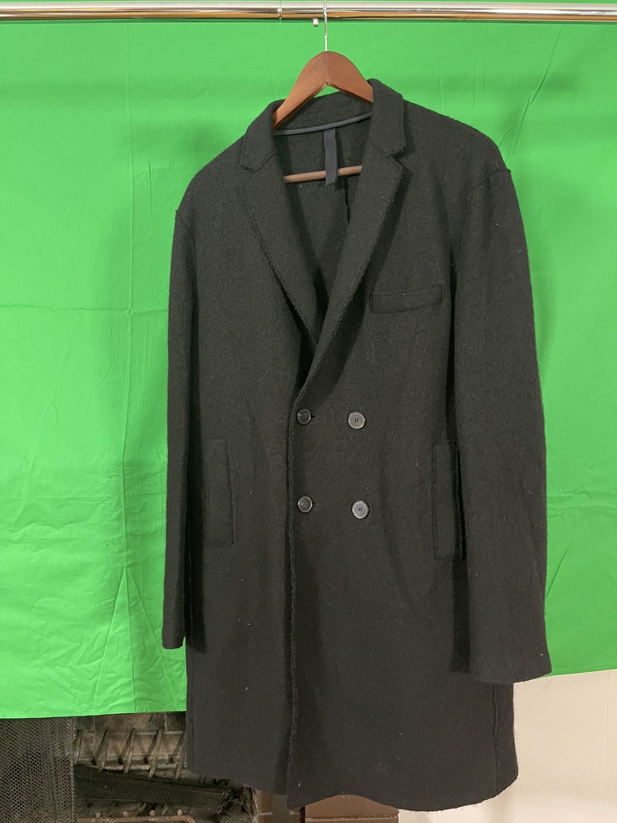 Black Double Breasted Coat