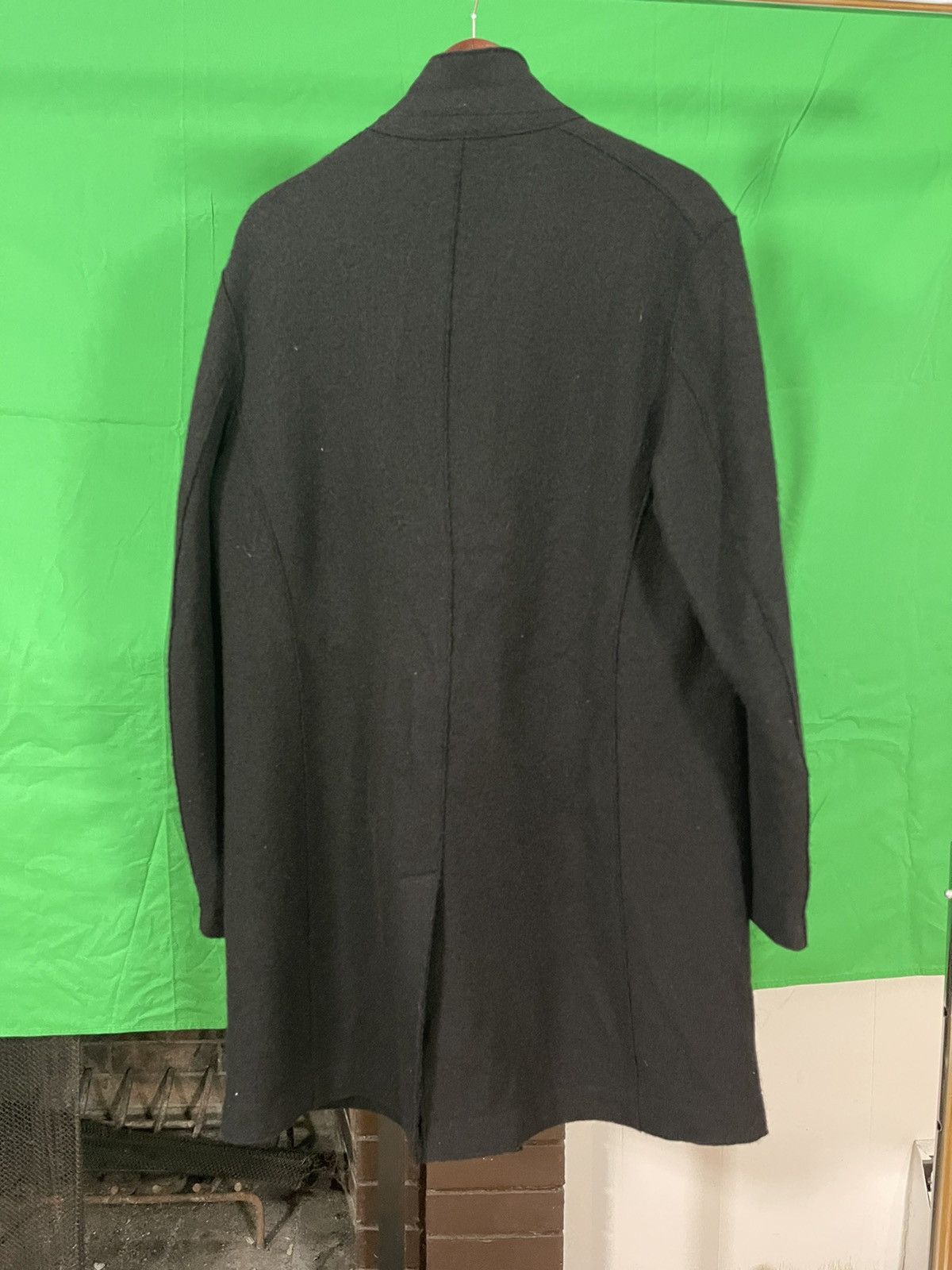Harris Wharf London Black Double Breasted Coat Size US L / EU 52-54 / 3 - 2 Thumbnail