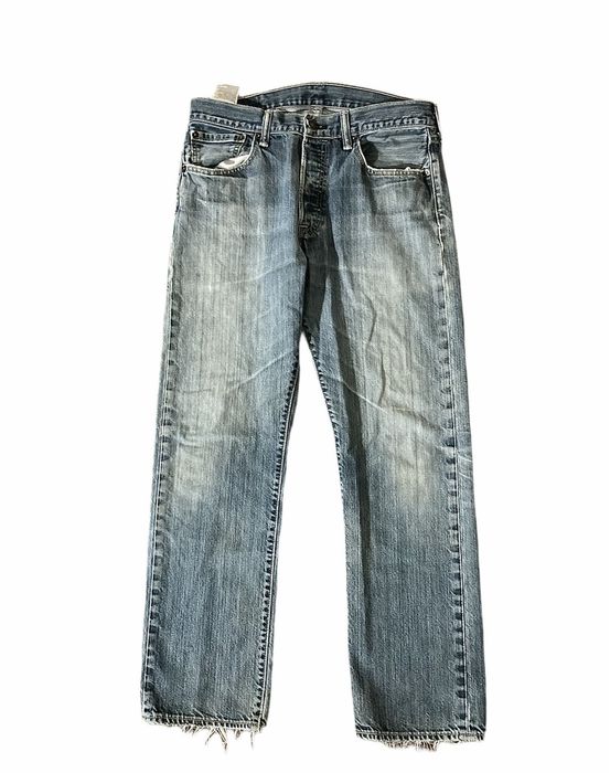Vintage Vintage Levi’s 501 Distressed Blue Jeans | Grailed