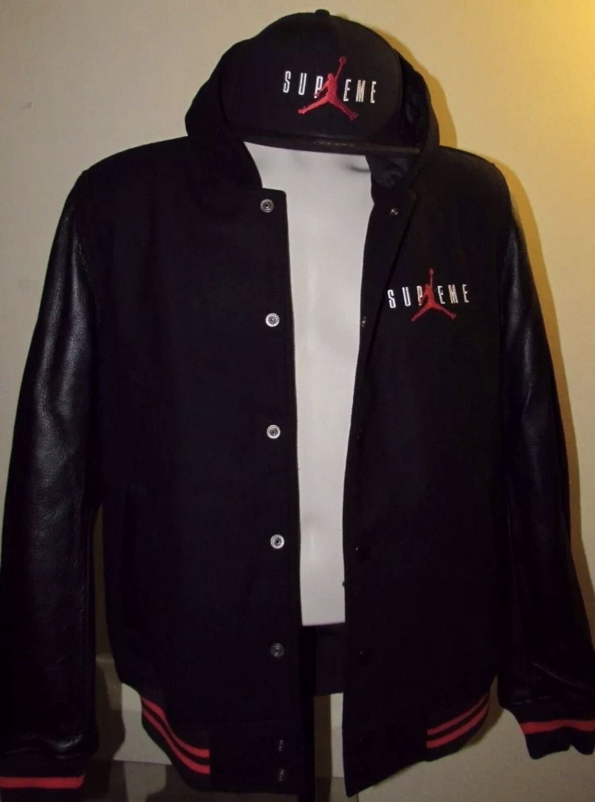 Supreme jordan varsity clearance jacket