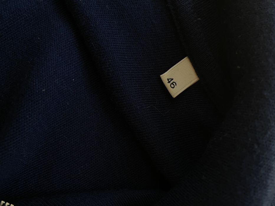 Our Legacy SHRUNKEN FULLZIP POLO 70'S BLUE | Grailed