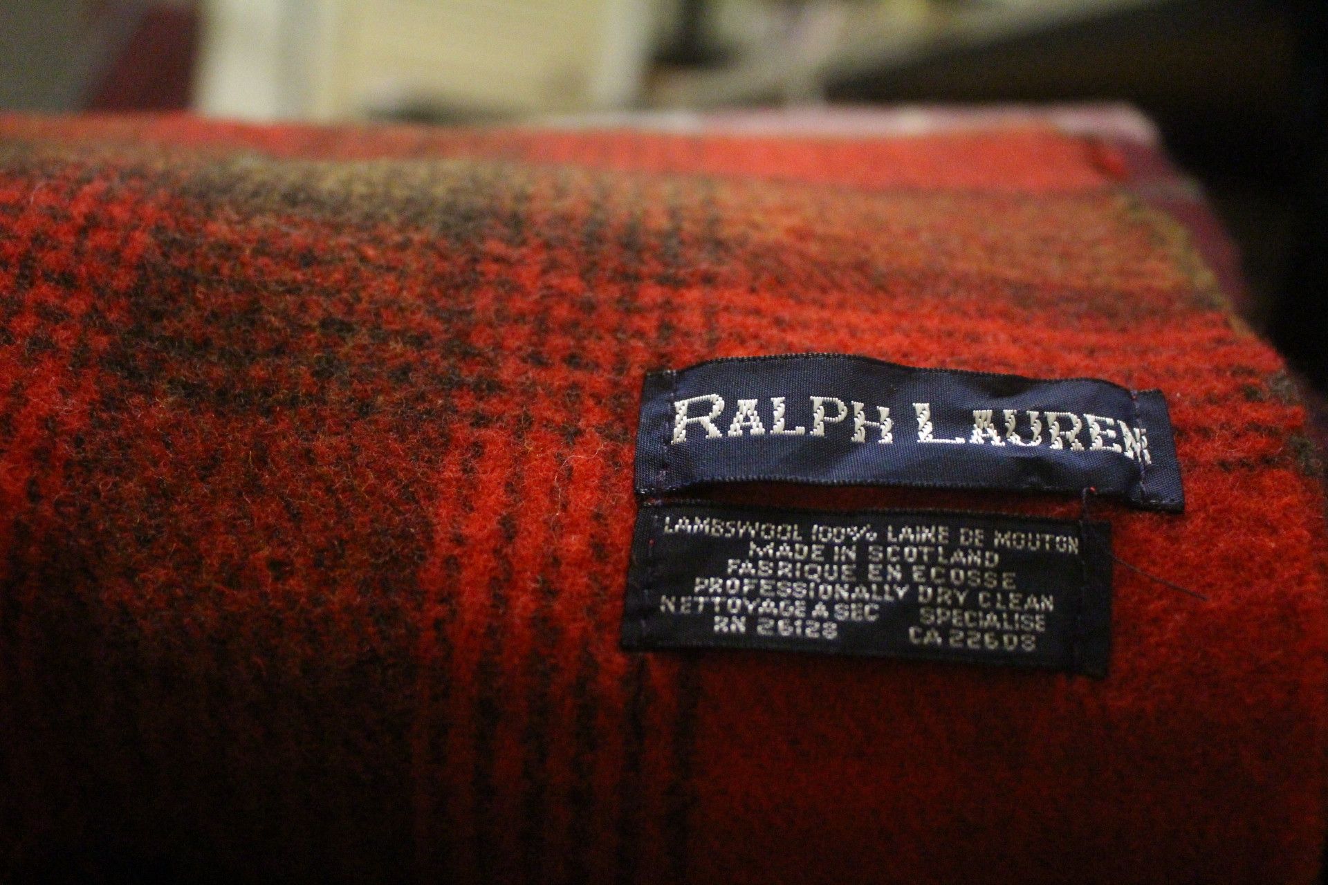 RALPH LAURENT Vintage Scaf LUXURY DESIGNER