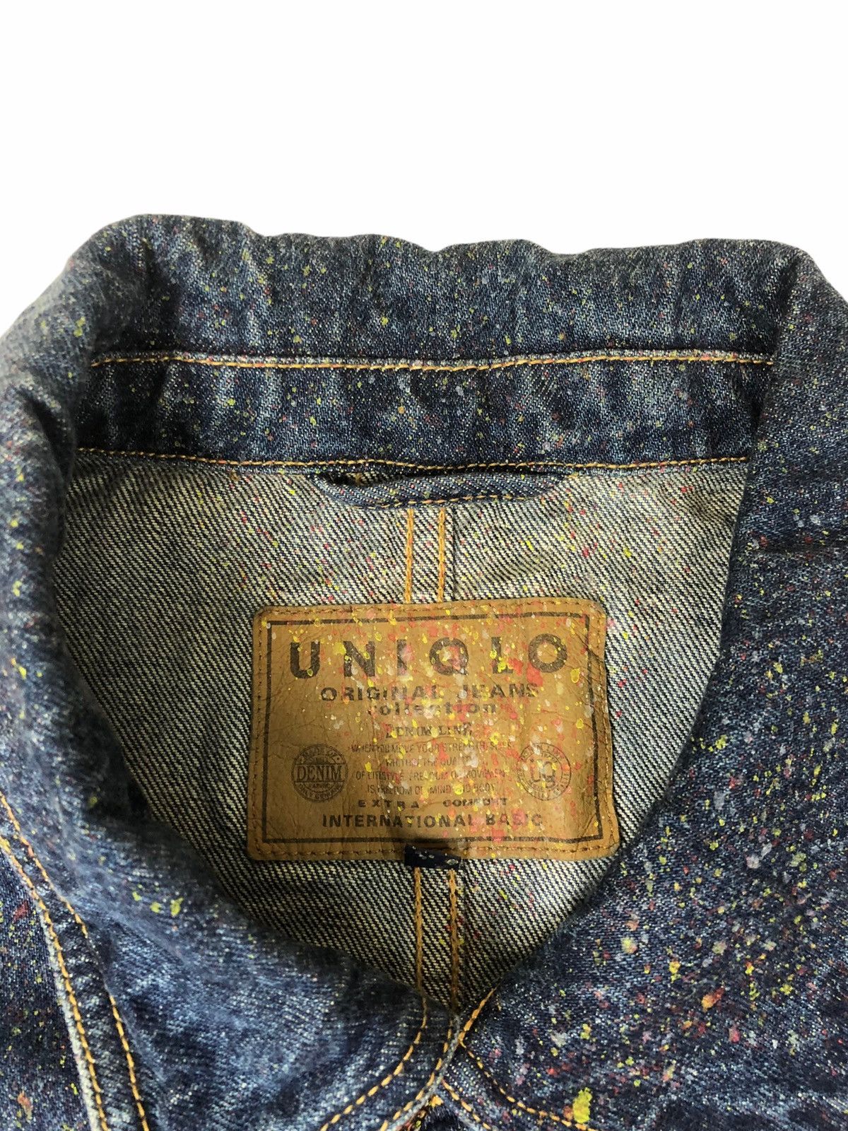 Uniqlo Uniqlo Custom Snow Painter Oversized Denim Jacket Size US L / EU 52-54 / 3 - 9 Thumbnail