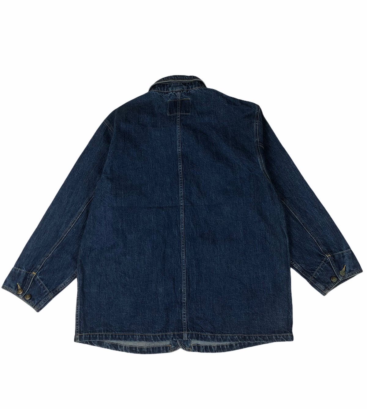 Uniqlo Uniqlo Custom Snow Painter Oversized Denim Jacket Size US L / EU 52-54 / 3 - 3 Thumbnail