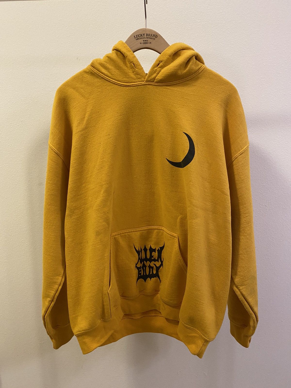 Yellow alien hoodie new arrivals