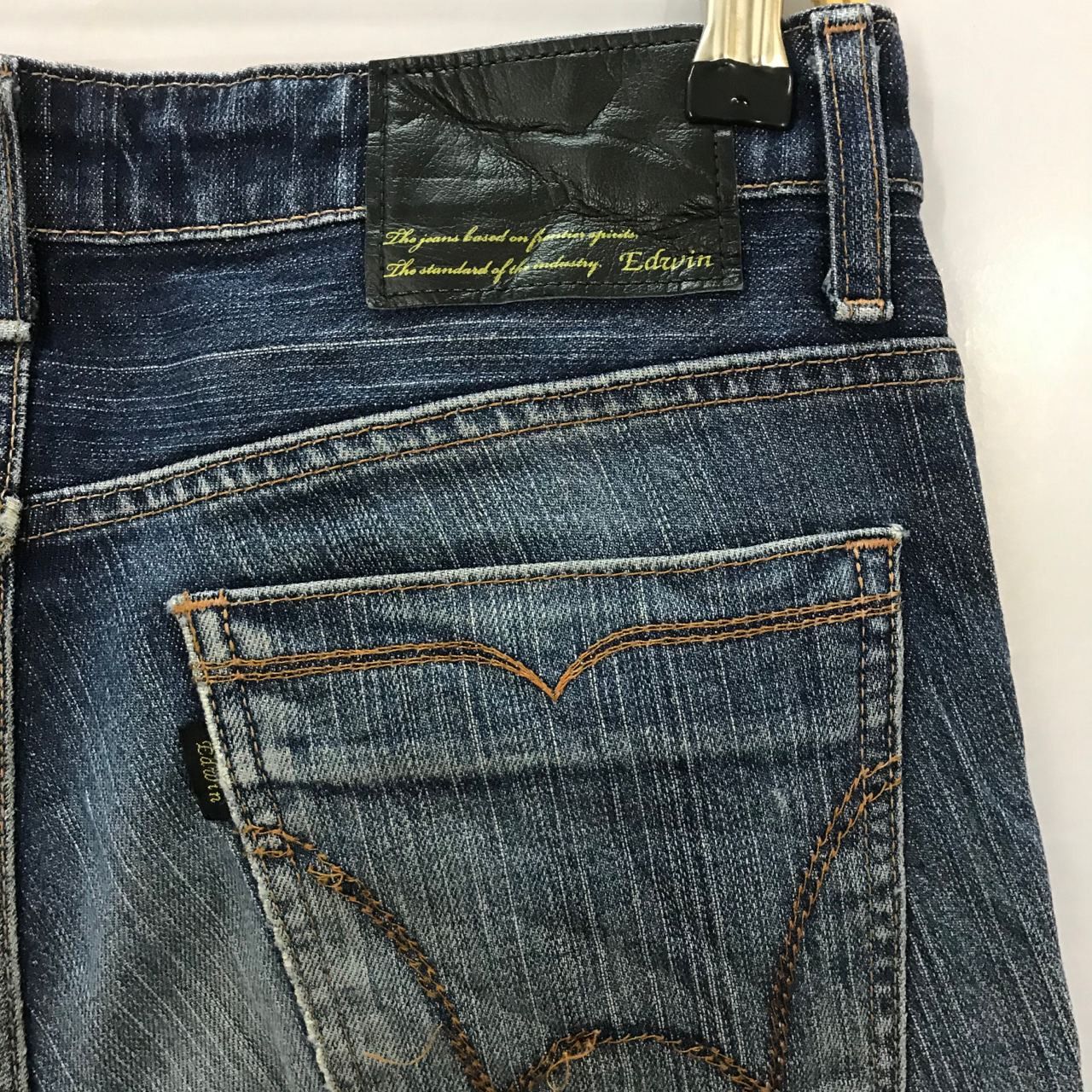 Edwin 🔥 Vintage Edwin Distressed Denim Jeans Made in Japan Size US 34 / EU 50 - 8 Thumbnail