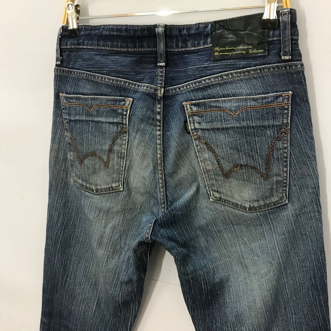Edwin 🔥 Vintage Edwin Distressed Denim Jeans Made in Japan Size US 34 / EU 50 - 7 Thumbnail