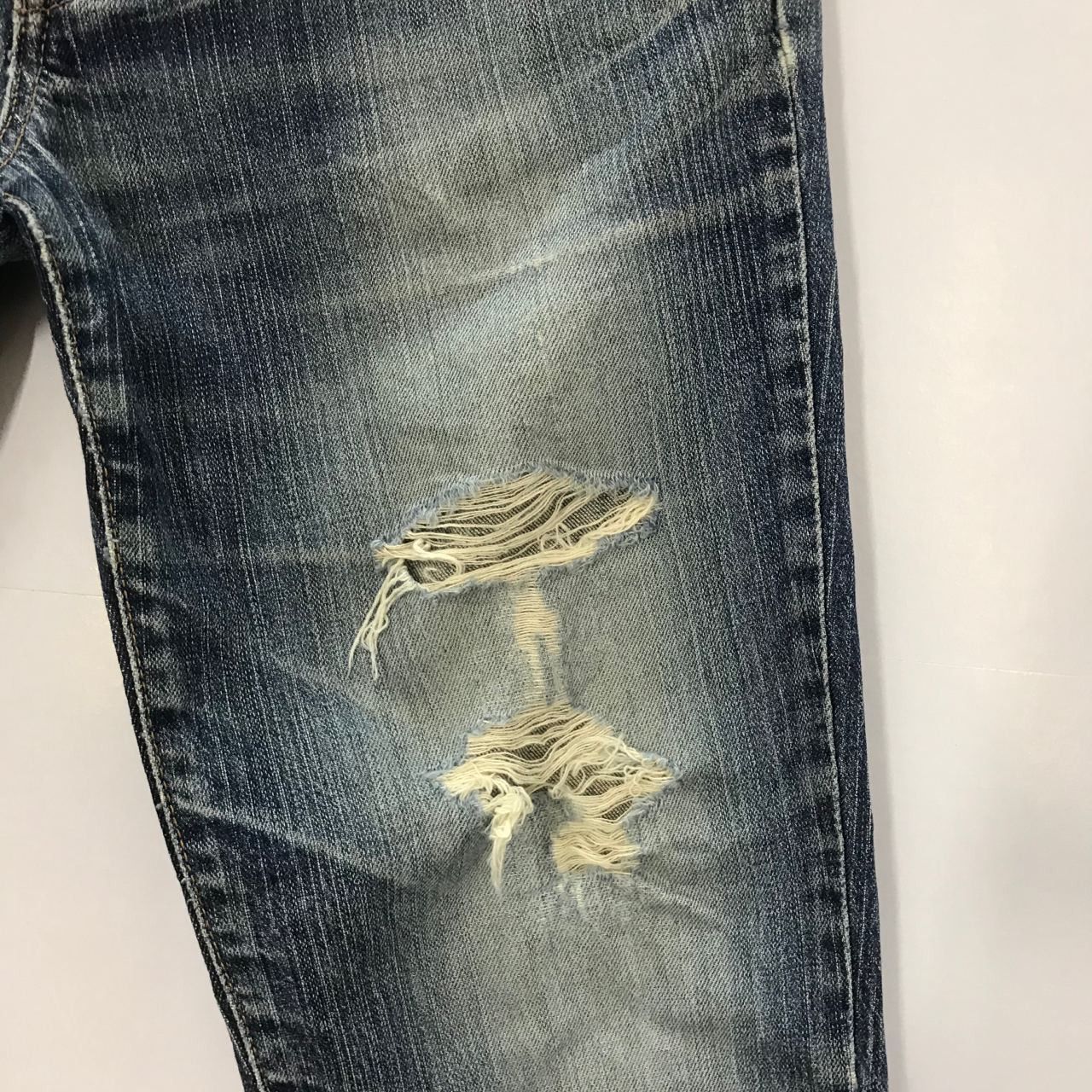 Edwin 🔥 Vintage Edwin Distressed Denim Jeans Made in Japan Size US 34 / EU 50 - 4 Thumbnail