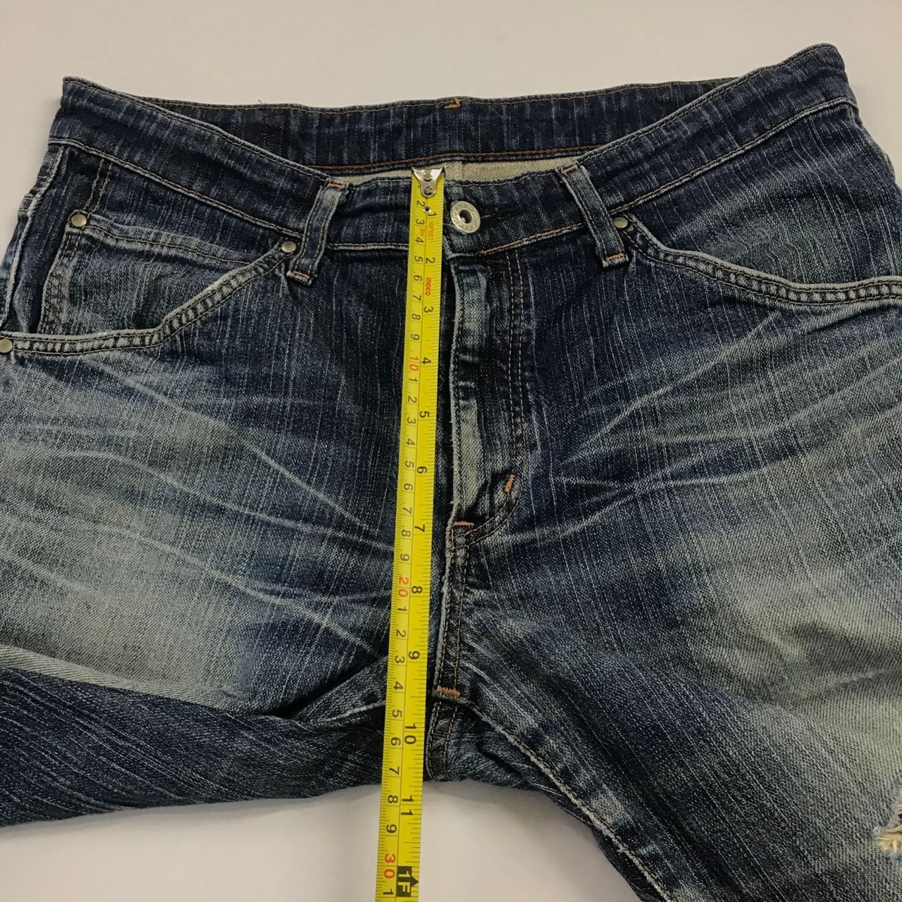 Edwin 🔥 Vintage Edwin Distressed Denim Jeans Made in Japan Size US 34 / EU 50 - 10 Thumbnail