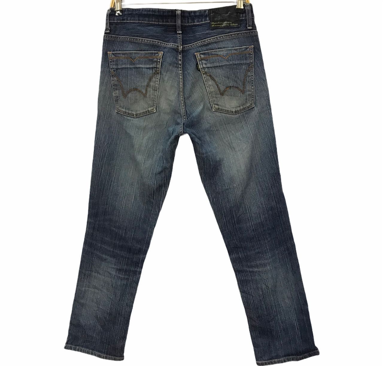 Edwin 🔥 Vintage Edwin Distressed Denim Jeans Made in Japan Size US 34 / EU 50 - 2 Thumbnail