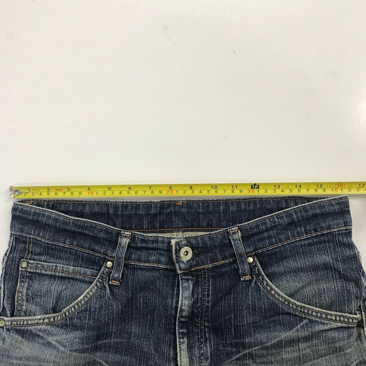 Edwin 🔥 Vintage Edwin Distressed Denim Jeans Made in Japan Size US 34 / EU 50 - 9 Thumbnail