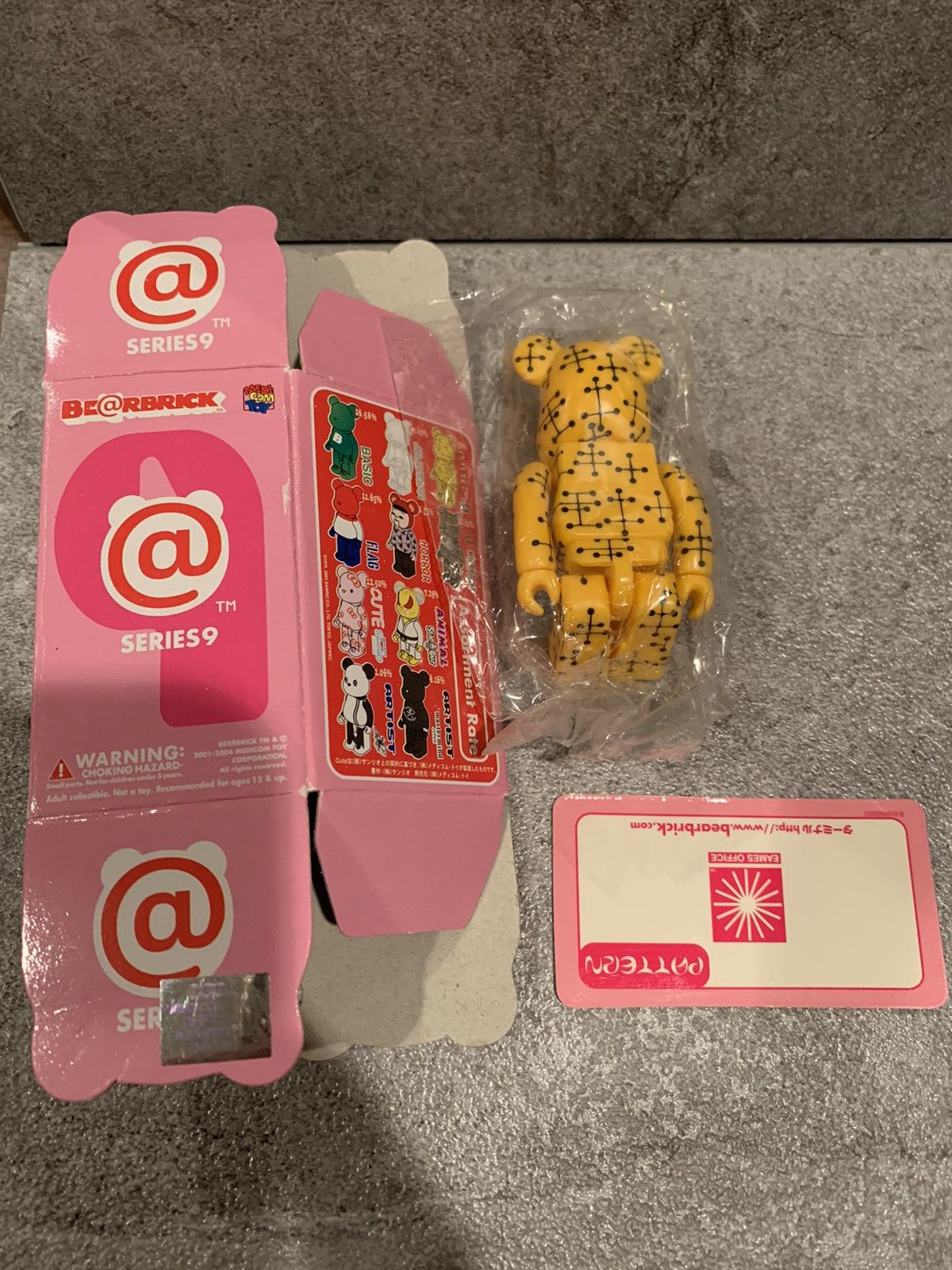 Medicom Toy Medicom 100% Be@rbrick S9 Pattern EAMES Size ONE SIZE - 2 Thumbnail