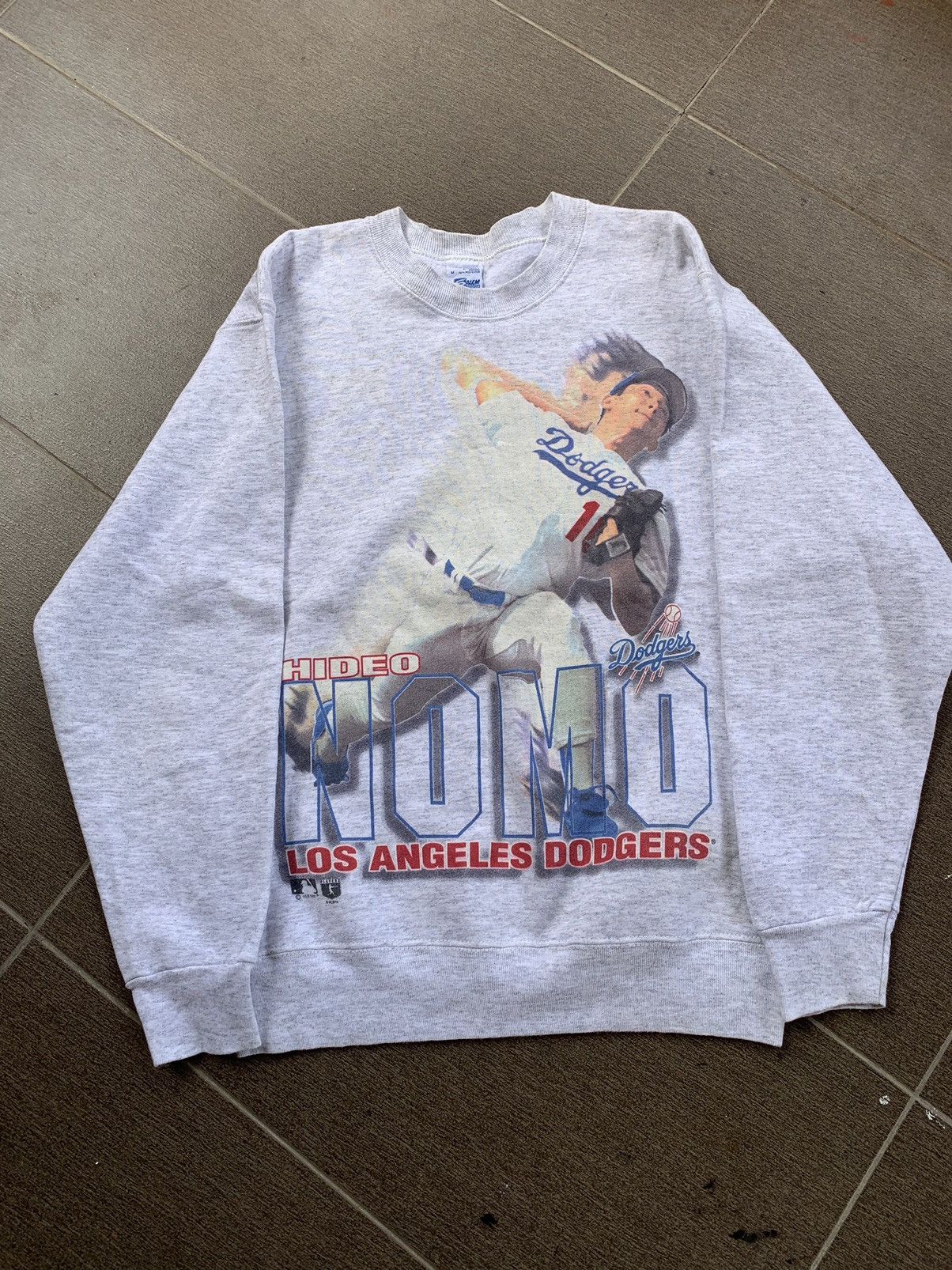 Vintage Los Angeles Dodgers Sweatshirt Crewneck Hideo Nomo 