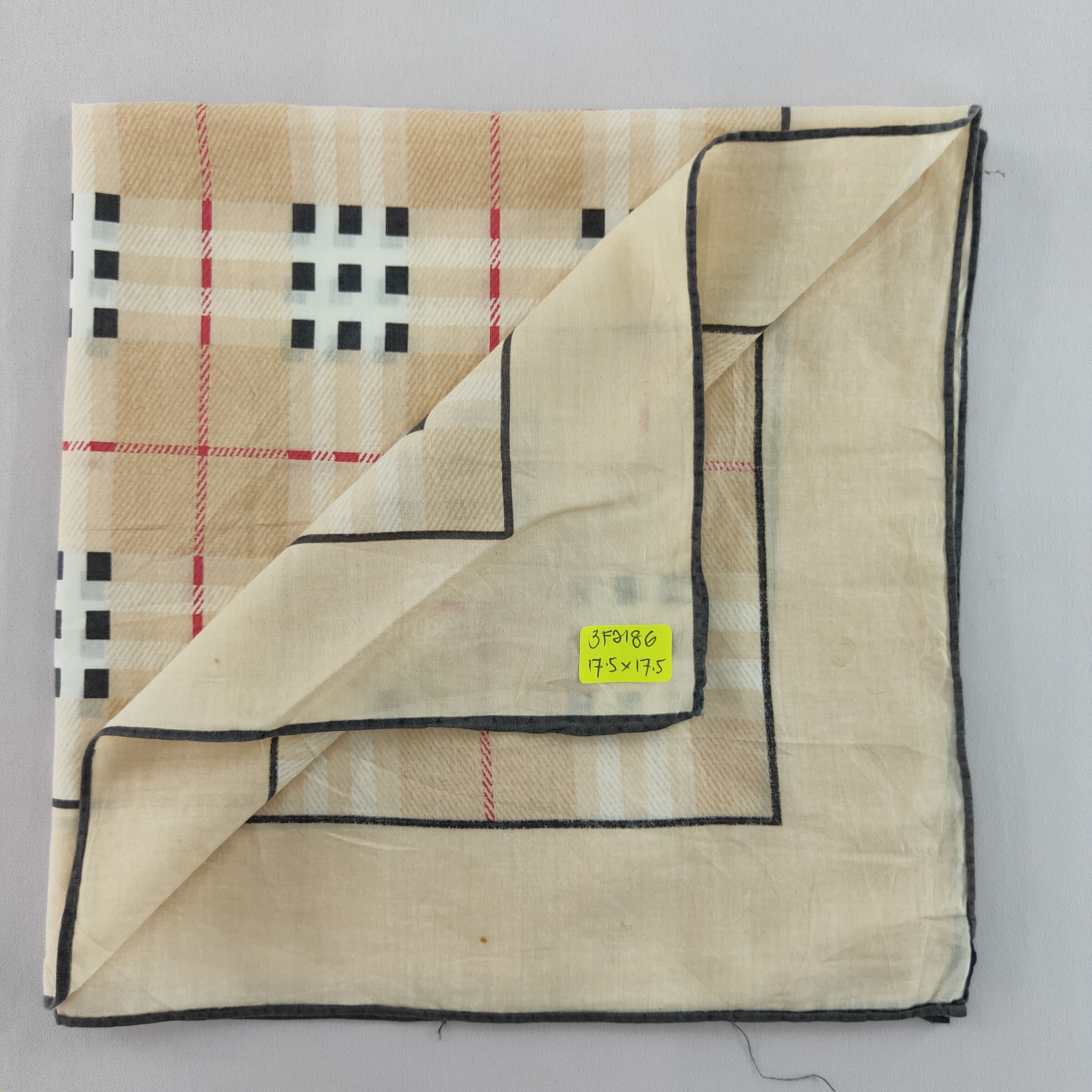 Burberry × Vintage Burberry Handkerchief neckerchief bandana - 3F2186 Size ONE SIZE - 3 Thumbnail
