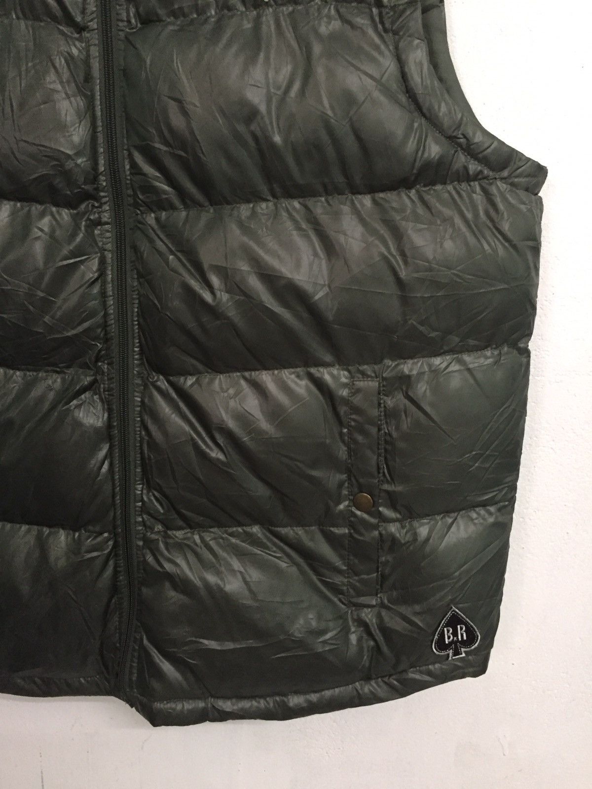 Japanese Brand Blue Rich Vest Puffer With Patches Size US L / EU 52-54 / 3 - 5 Thumbnail