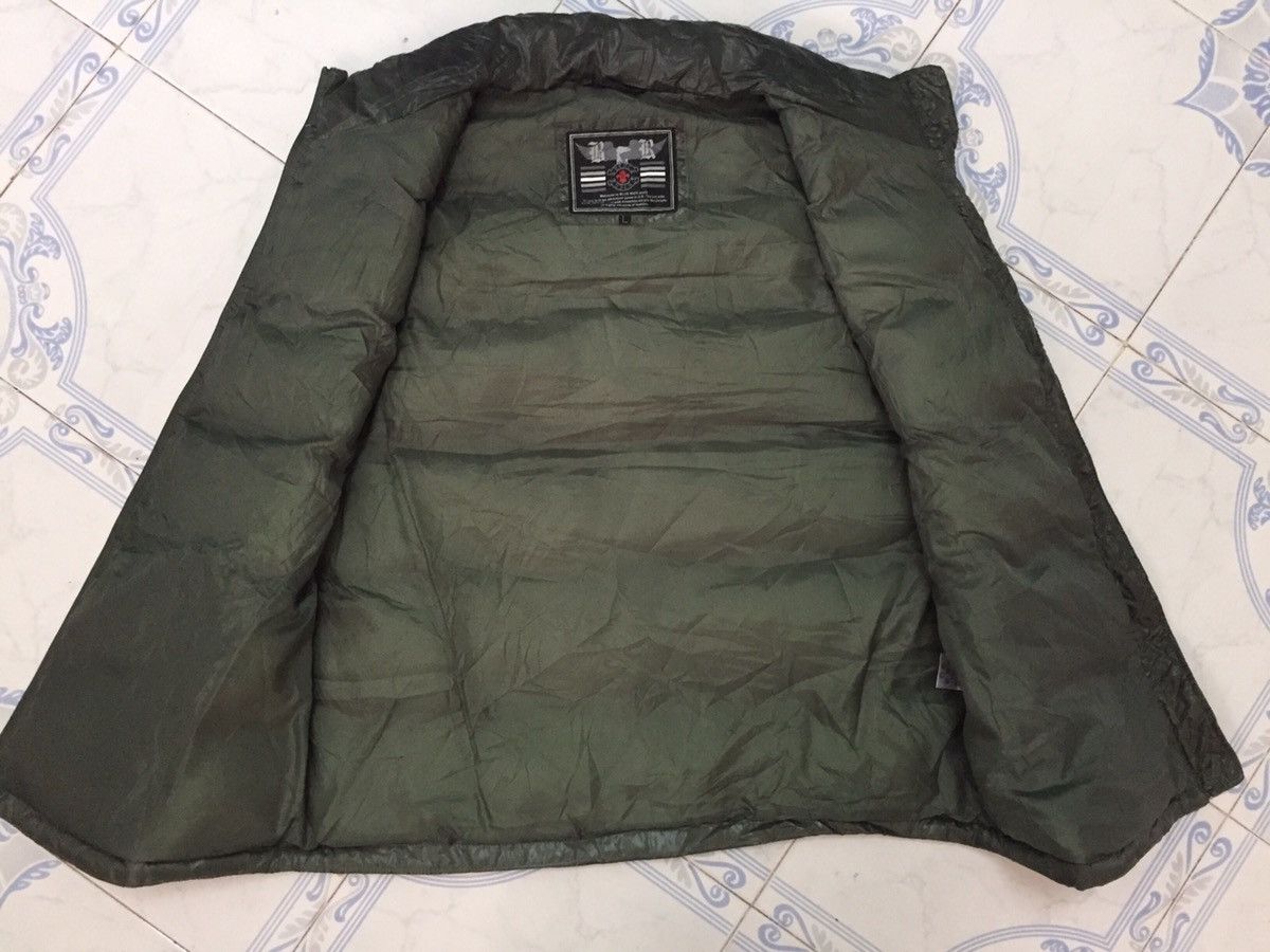 Japanese Brand Blue Rich Vest Puffer With Patches Size US L / EU 52-54 / 3 - 13 Thumbnail