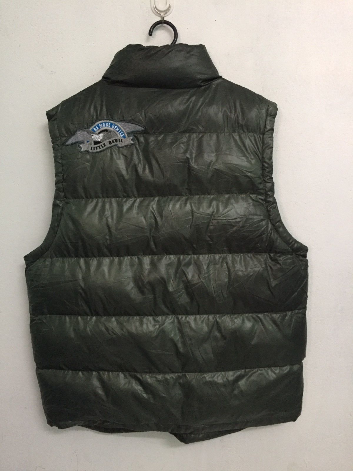 Japanese Brand Blue Rich Vest Puffer With Patches Size US L / EU 52-54 / 3 - 6 Thumbnail