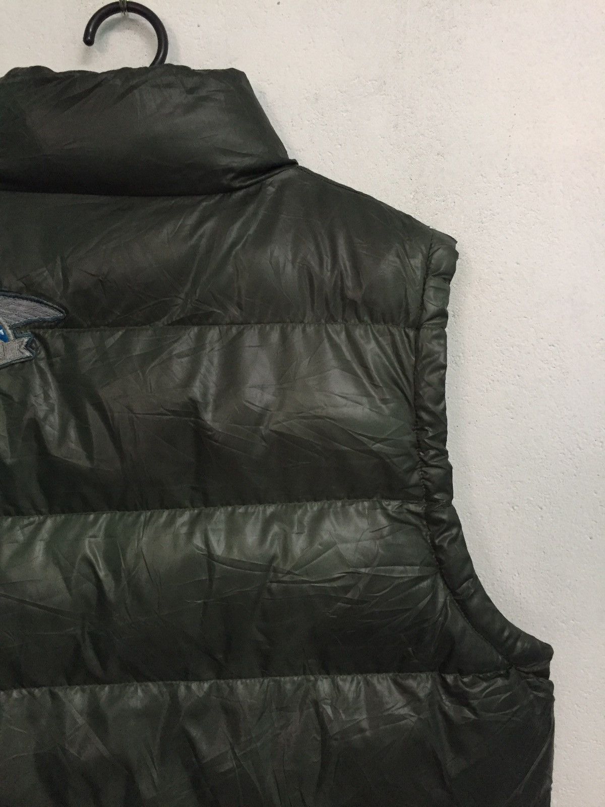 Japanese Brand Blue Rich Vest Puffer With Patches Size US L / EU 52-54 / 3 - 7 Thumbnail
