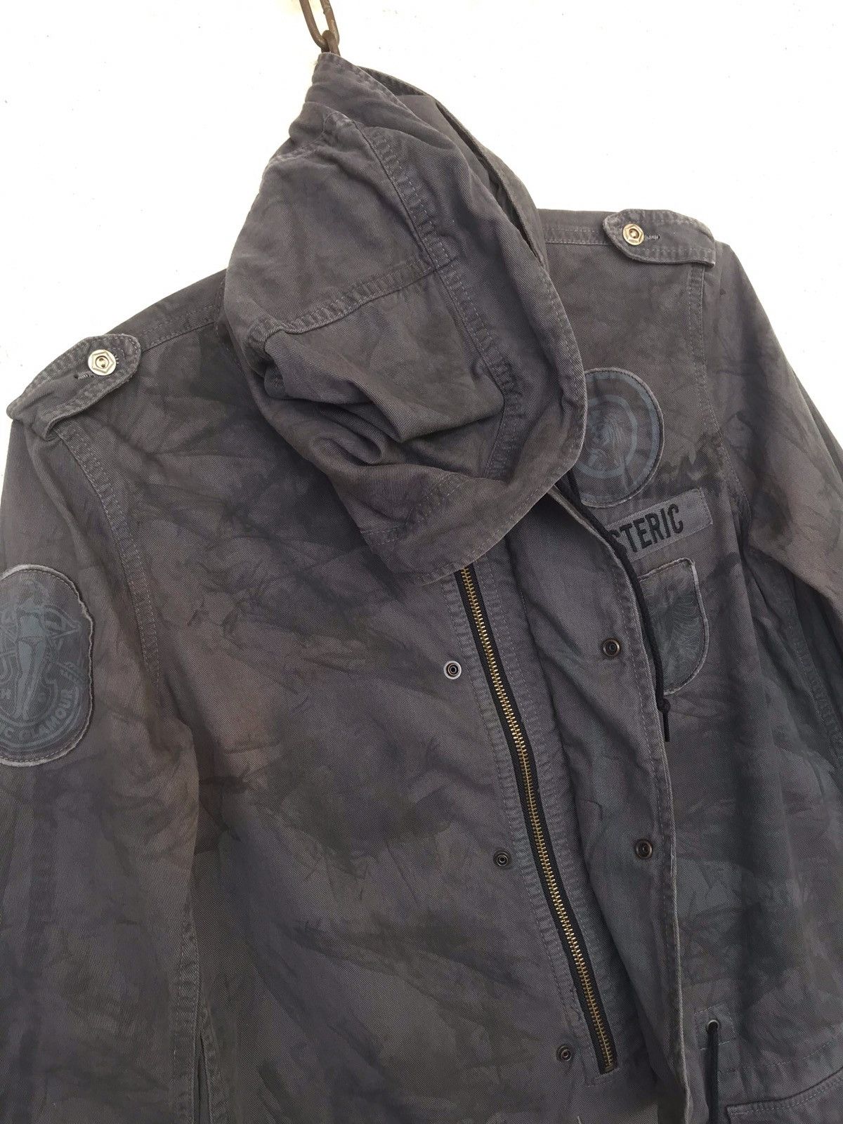 Hysteric Glamour HG For Rebel Parka Fishtail Hoodie Distress Army Desing Size US M / EU 48-50 / 2 - 11 Thumbnail