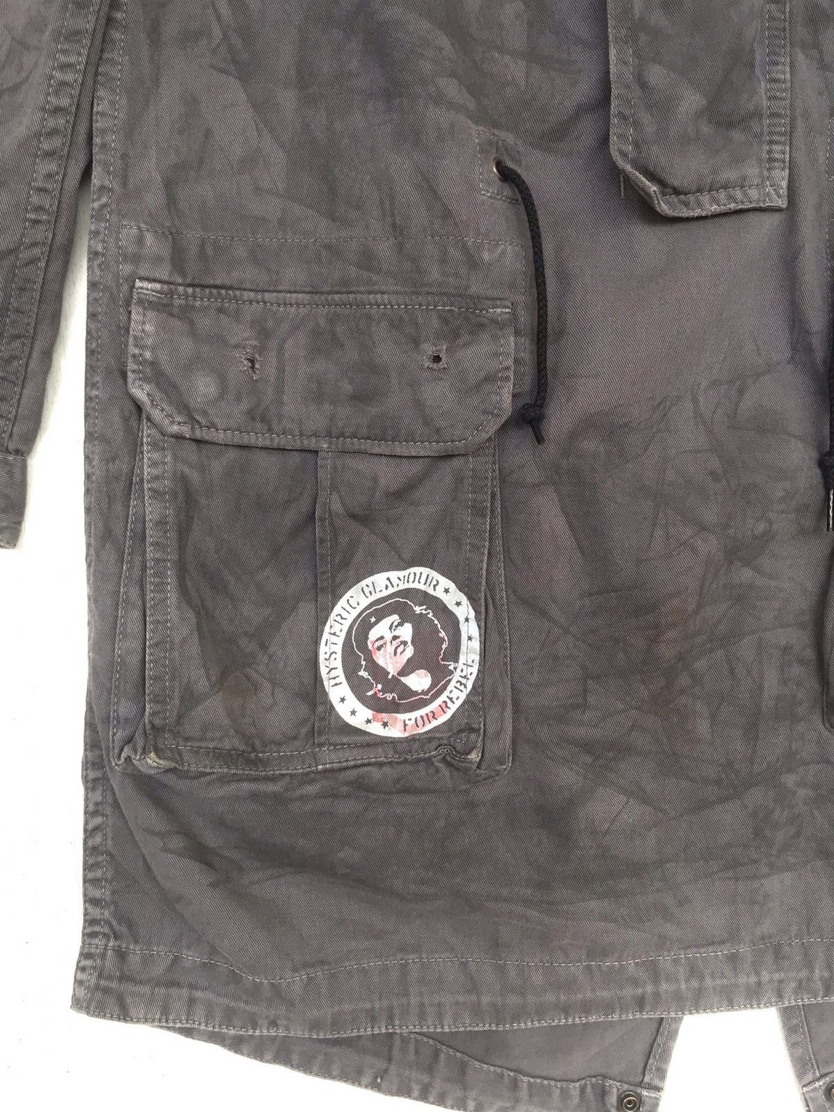 Hysteric Glamour HG For Rebel Parka Fishtail Hoodie Distress Army Desing Size US M / EU 48-50 / 2 - 5 Thumbnail