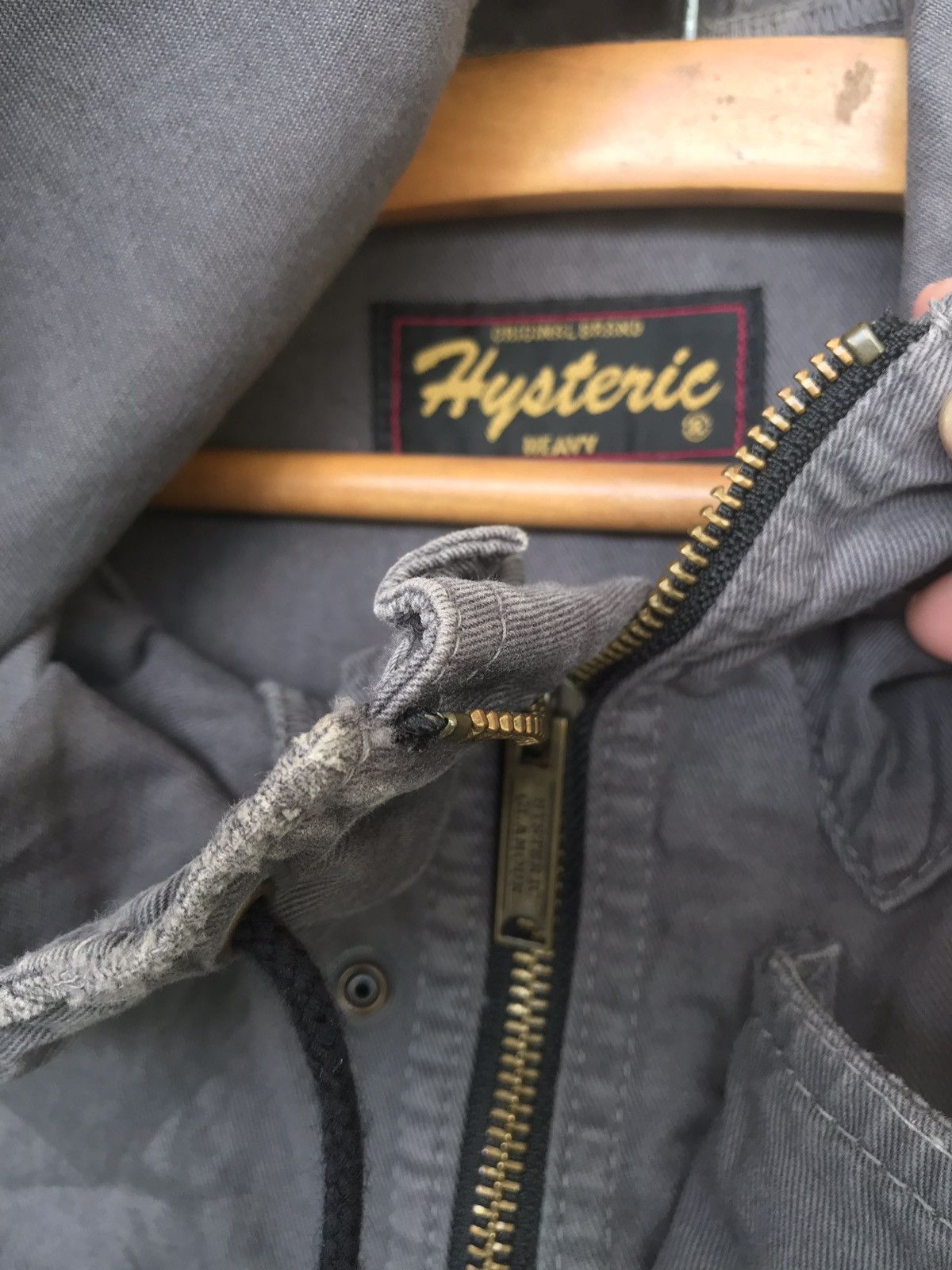 Hysteric Glamour HG For Rebel Parka Fishtail Hoodie Distress Army Desing Size US M / EU 48-50 / 2 - 13 Thumbnail