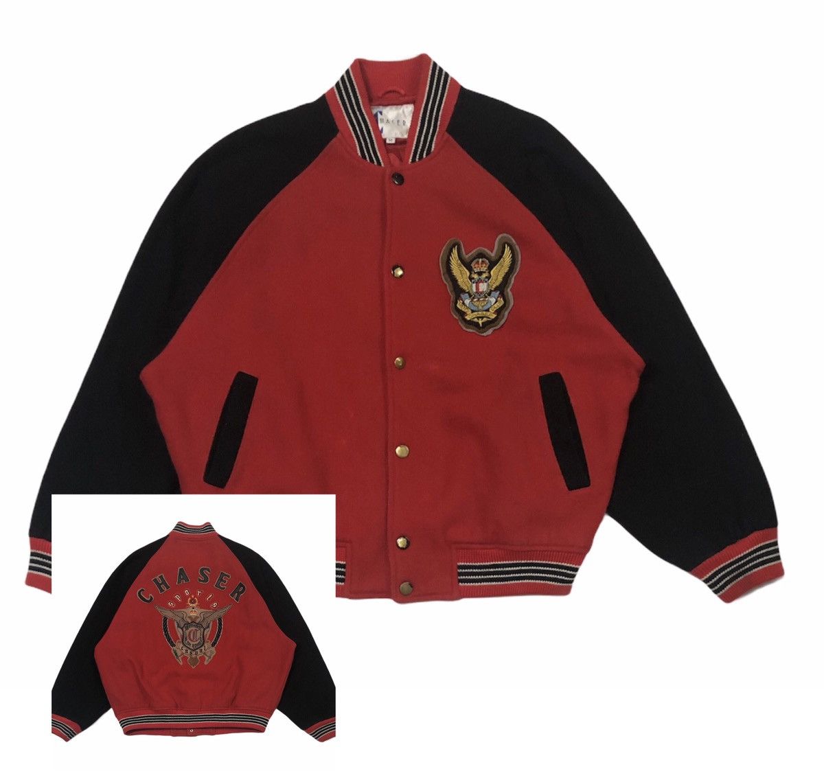 Wool Varsity Jacket by Chaser