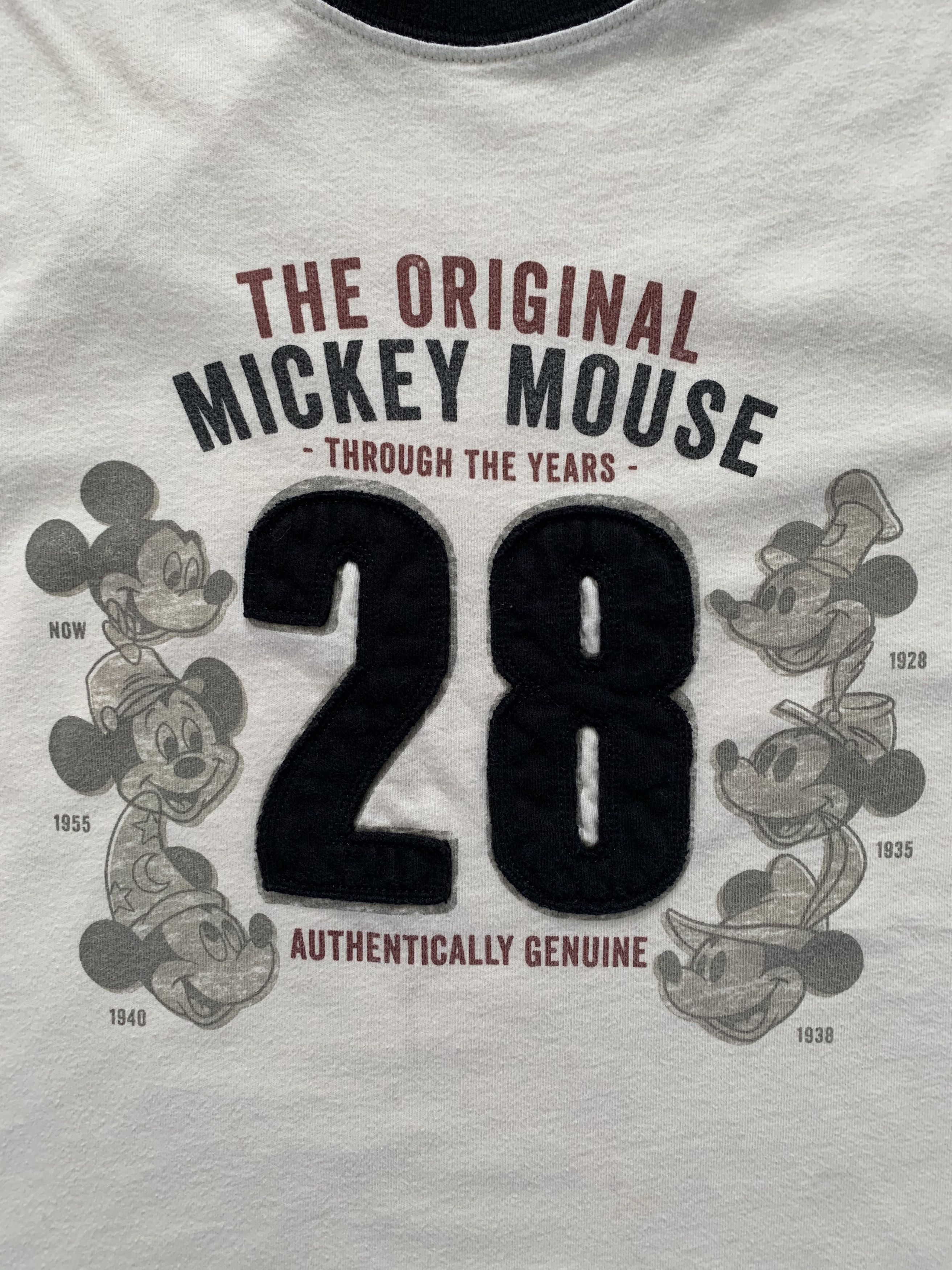 Disney × Mickey Mouse × Vintage Mickey Mouse Ringer Tee Vintage Disney Size US XL / EU 56 / 4 - 4 Thumbnail