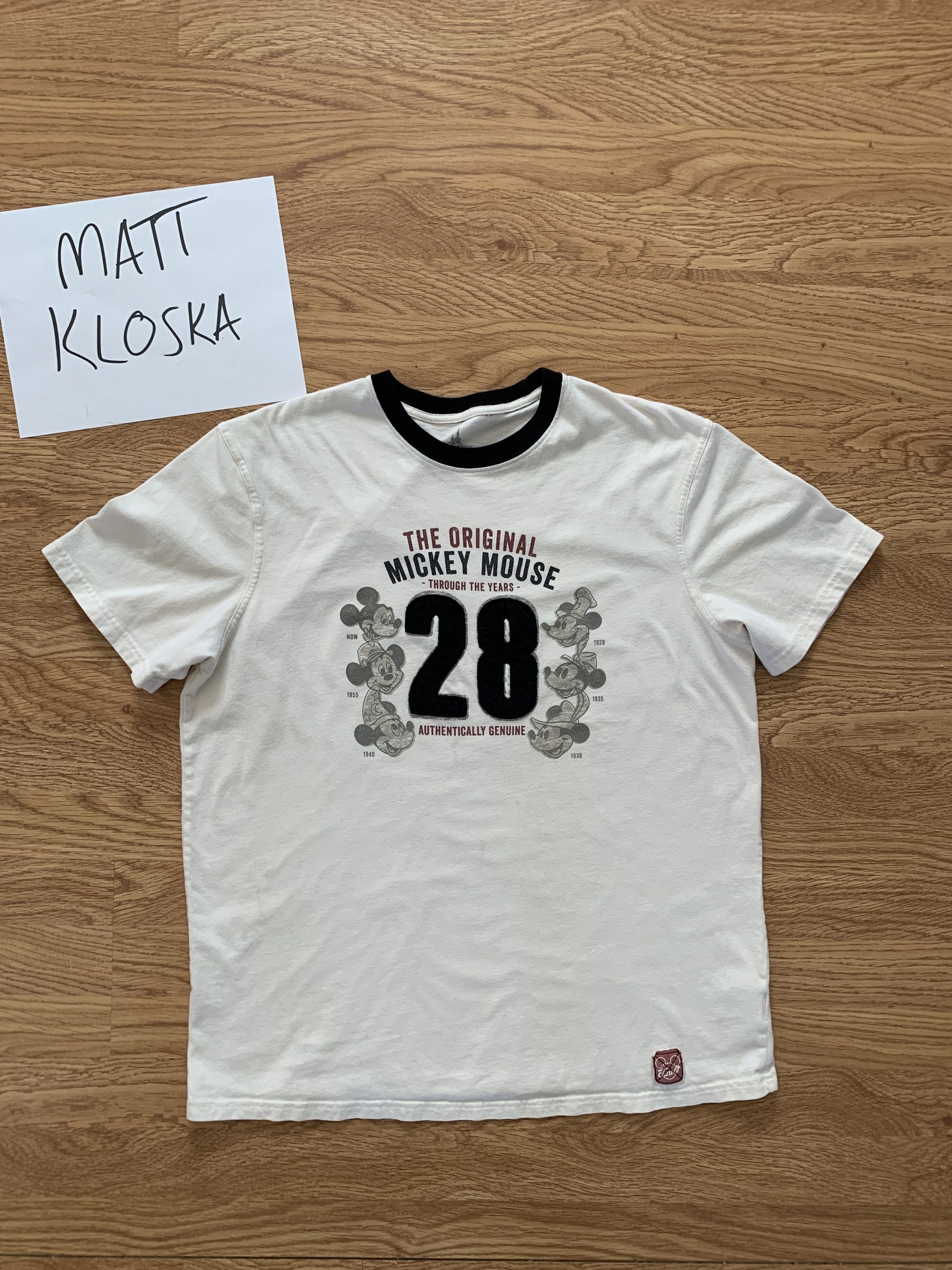 Disney × Mickey Mouse × Vintage Mickey Mouse Ringer Tee Vintage Disney Size US XL / EU 56 / 4 - 1 Thumbnail