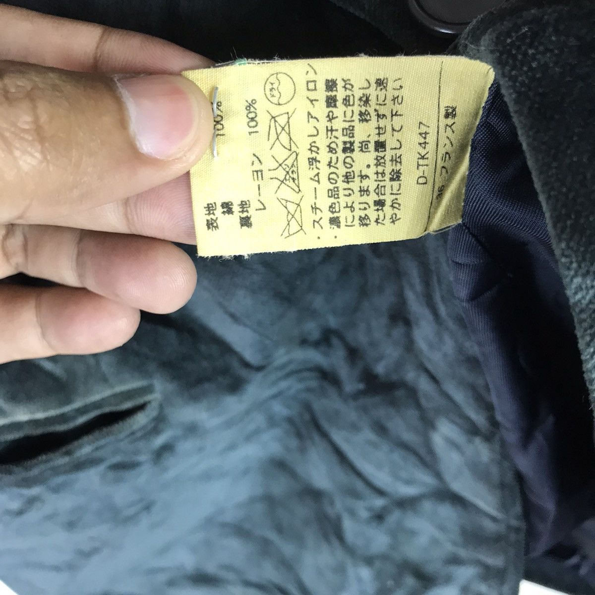 A.P.C. VINTAGE A.P.C. VELVET SUIT JACKET Size 38S - 4 Thumbnail