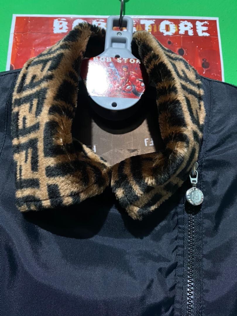 Fendi Authentic Fendi Monogram Bombers Jacket Size US L / EU 52-54 / 3 - 3 Thumbnail
