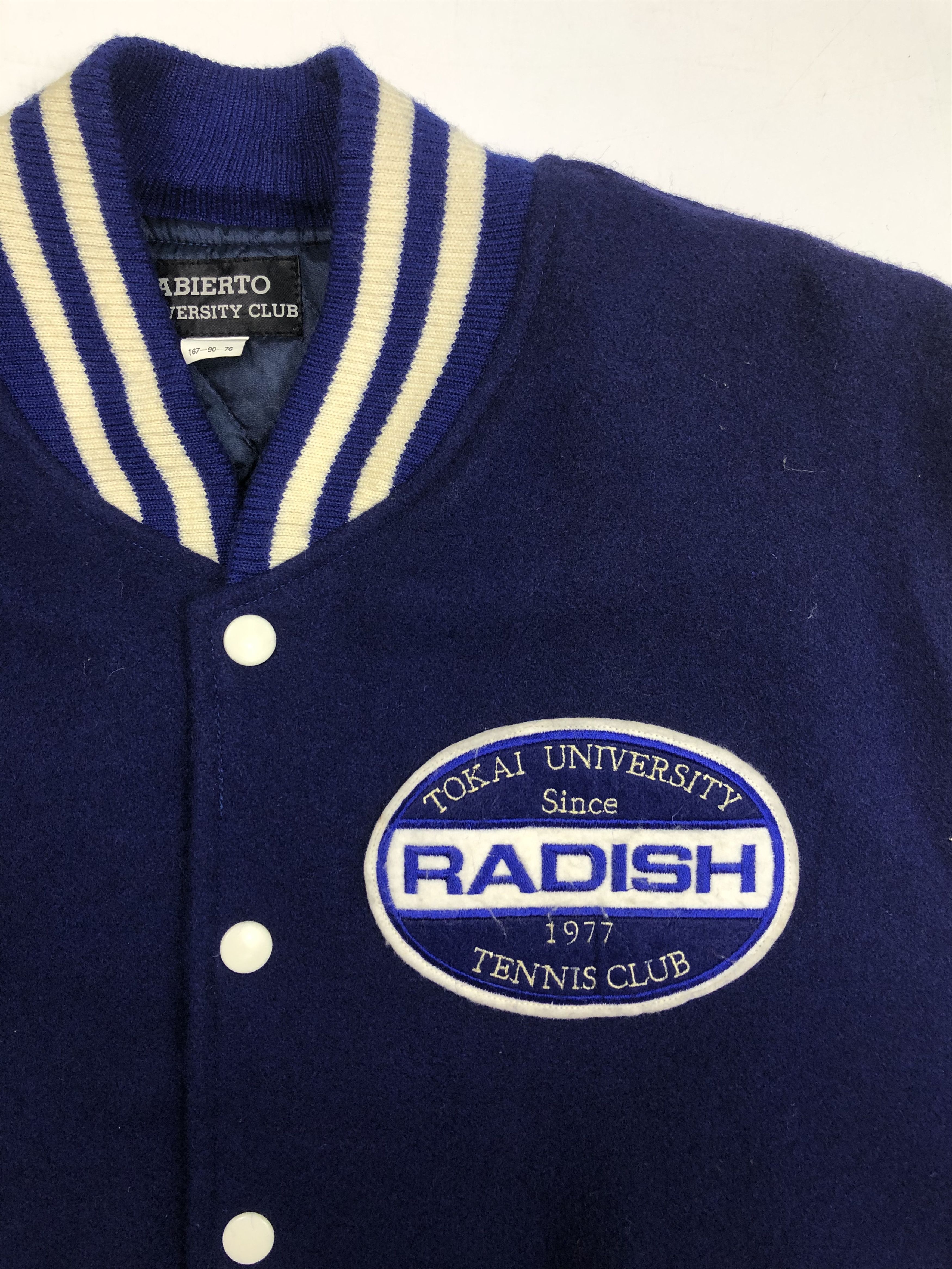Japanese Brand Vintage Tokai University Tennis Varsity Jacket Size US M / EU 48-50 / 2 - 3 Thumbnail