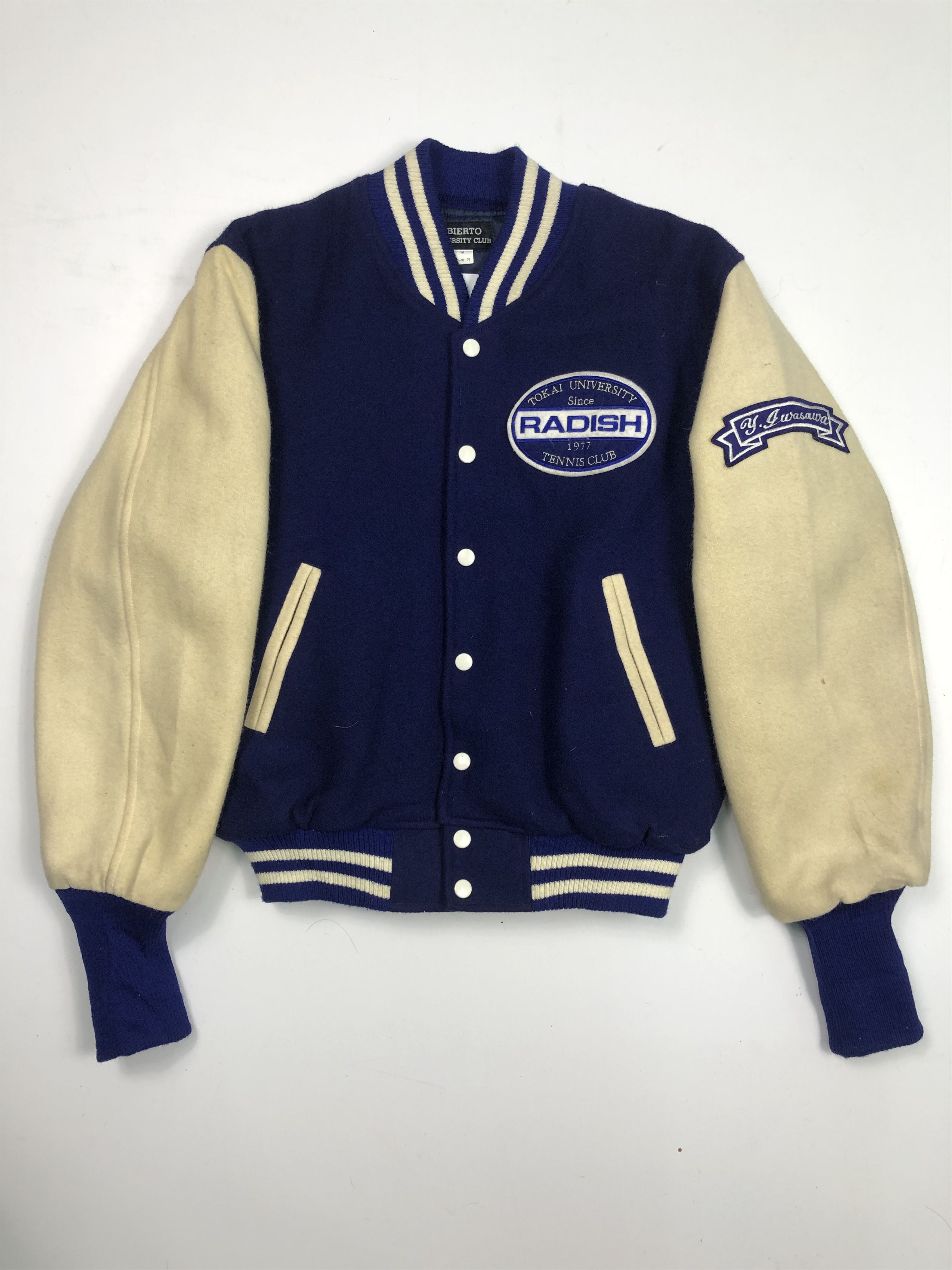 Japanese Brand Vintage Tokai University Tennis Varsity Jacket Size US M / EU 48-50 / 2 - 2 Thumbnail