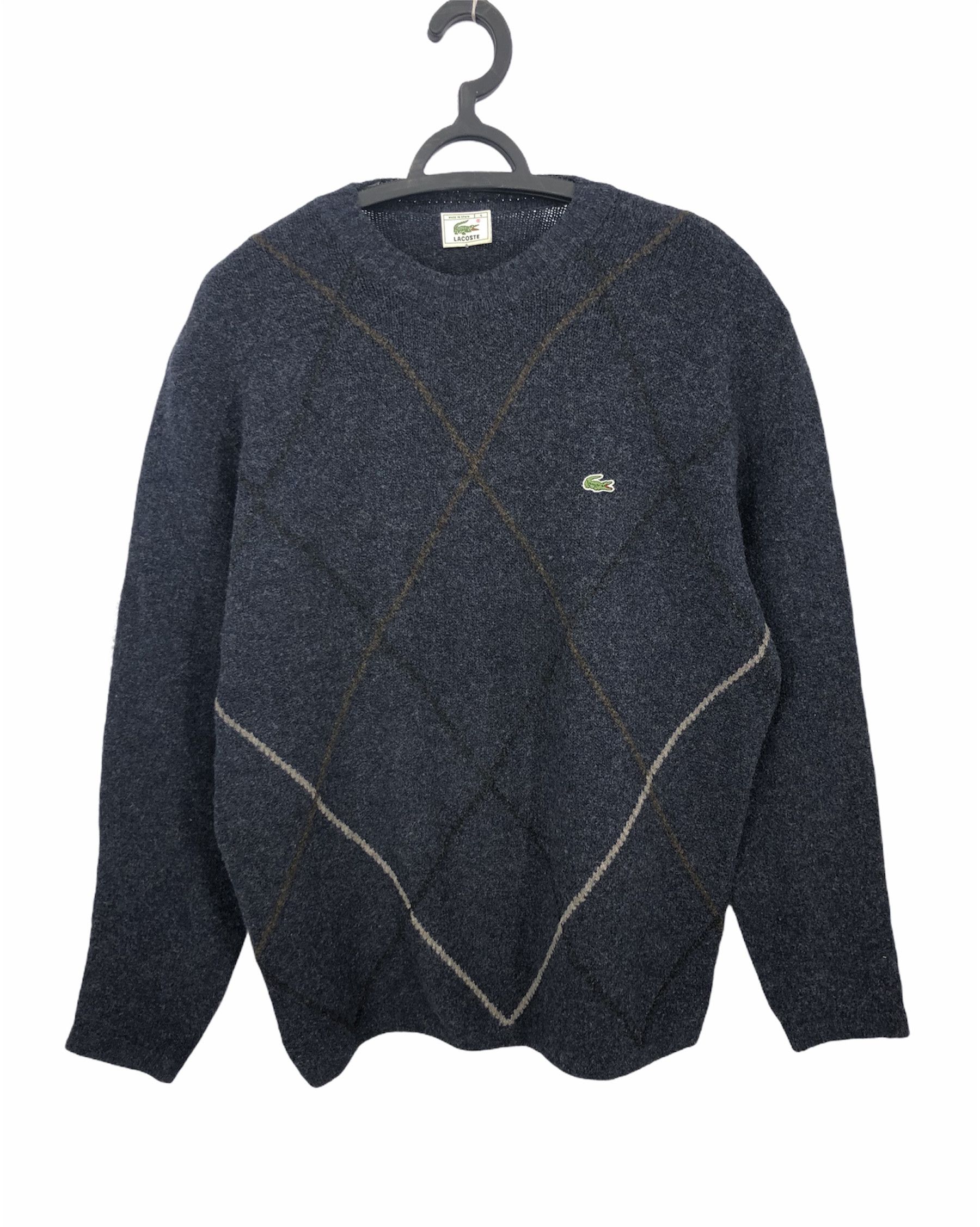 Lacoste Vintage Lacoste wool sweater jumper 🧶 knitwear Size US L / EU 52-54 / 3 - 1 Thumbnail