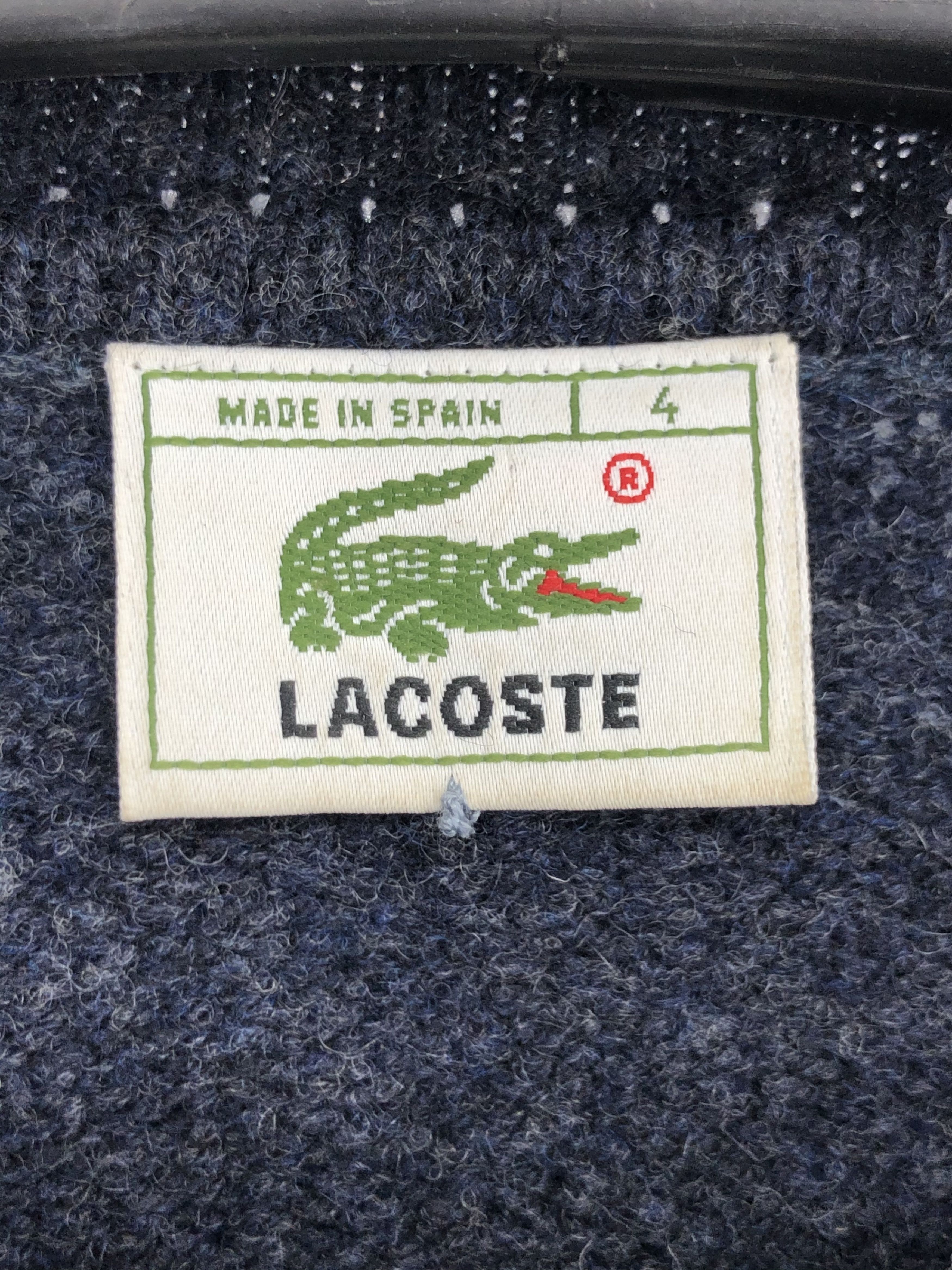 Lacoste Vintage Lacoste wool sweater jumper 🧶 knitwear Size US L / EU 52-54 / 3 - 5 Thumbnail