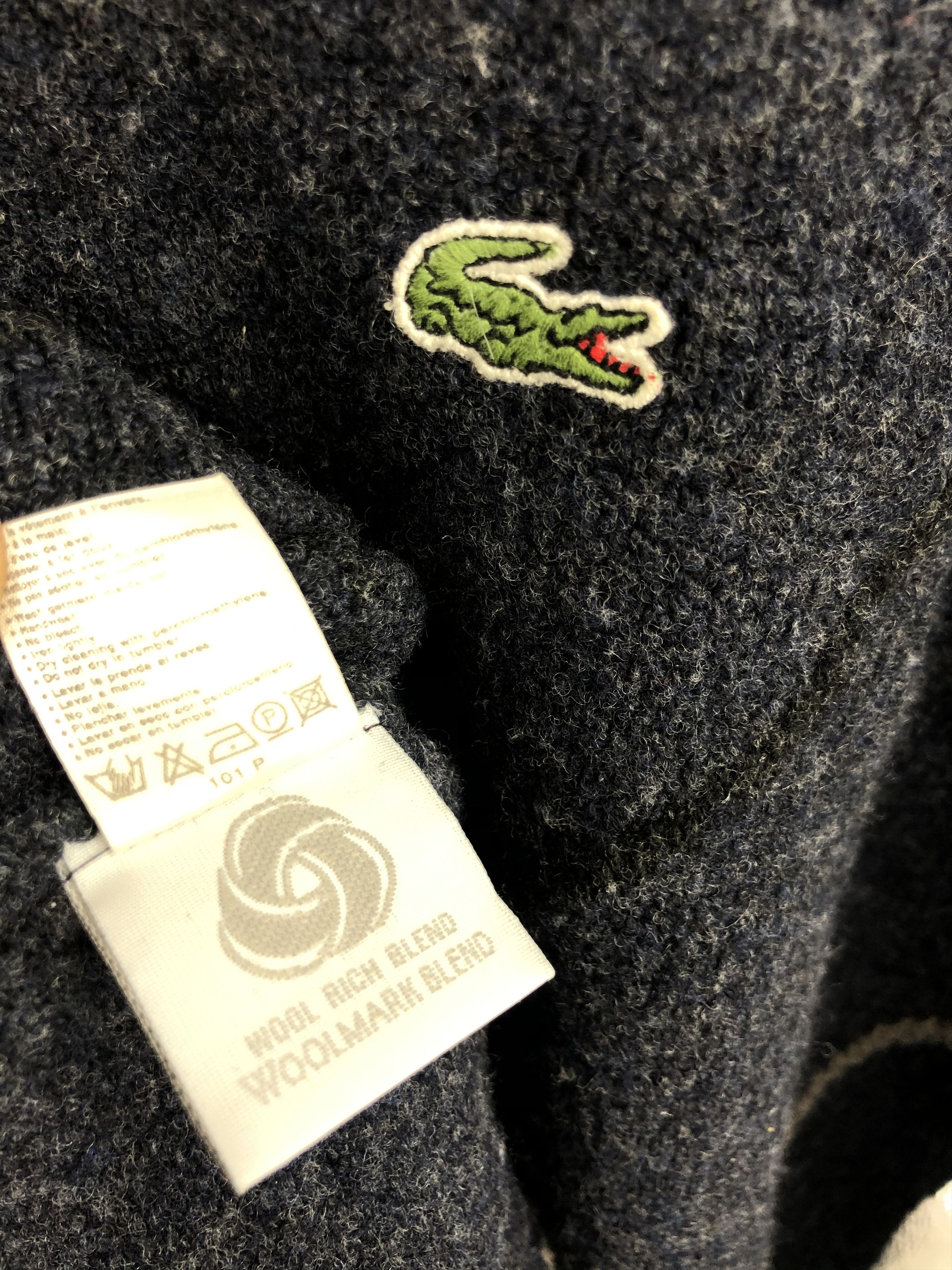 Lacoste Vintage Lacoste wool sweater jumper 🧶 knitwear Size US L / EU 52-54 / 3 - 3 Thumbnail