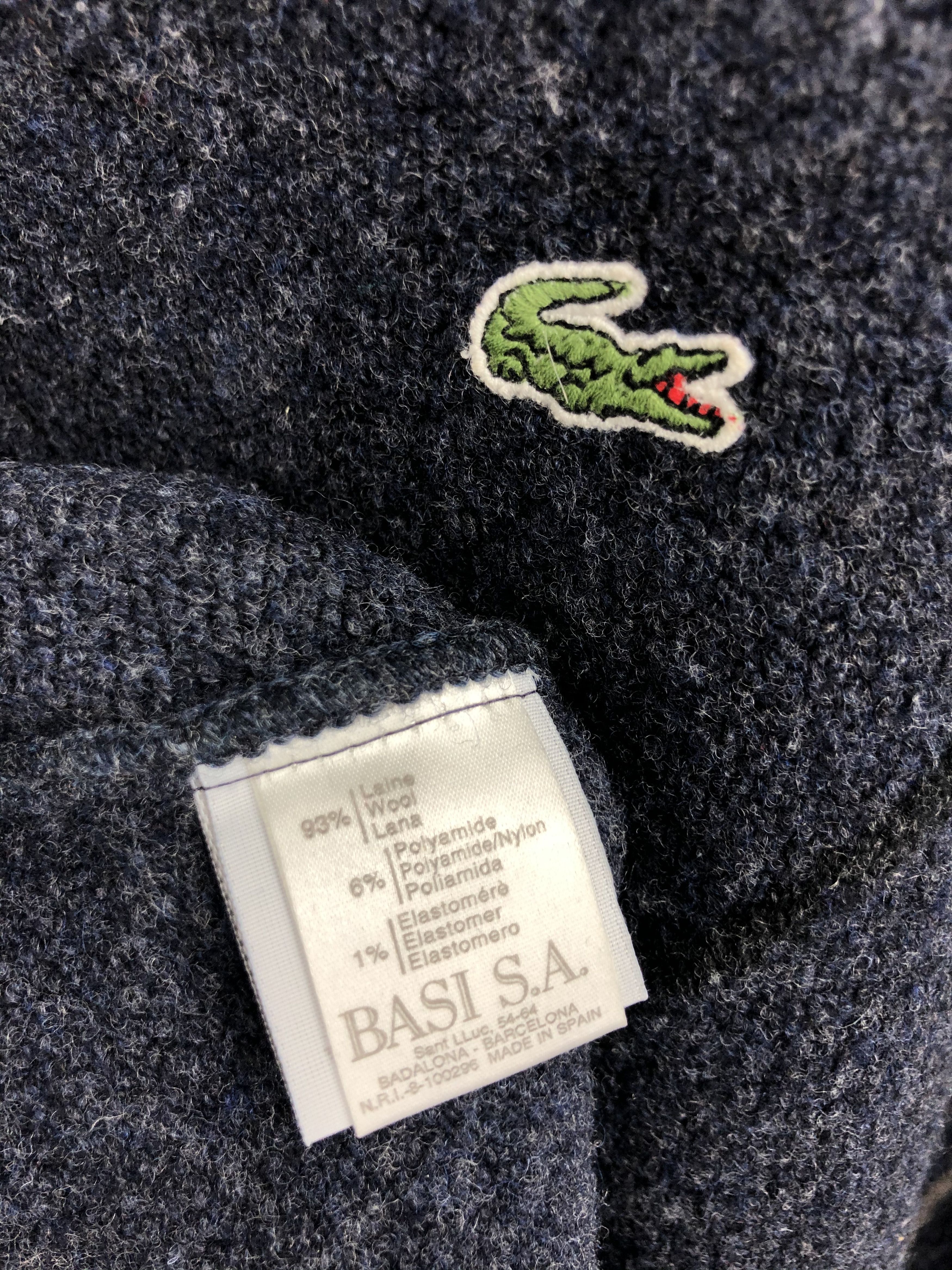 Lacoste Vintage Lacoste wool sweater jumper 🧶 knitwear Size US L / EU 52-54 / 3 - 4 Thumbnail