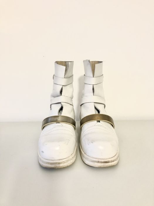 Dirk Bikkembergs ARCHIVE Dirk Bikkembergs rare 90s white boots